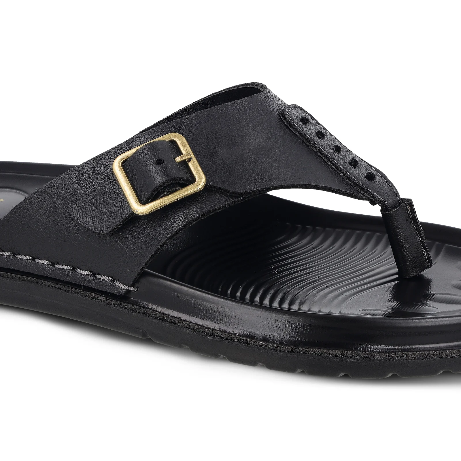 Men's Daily Wear Comfort Sandals - WGP50020 Black - Image 5