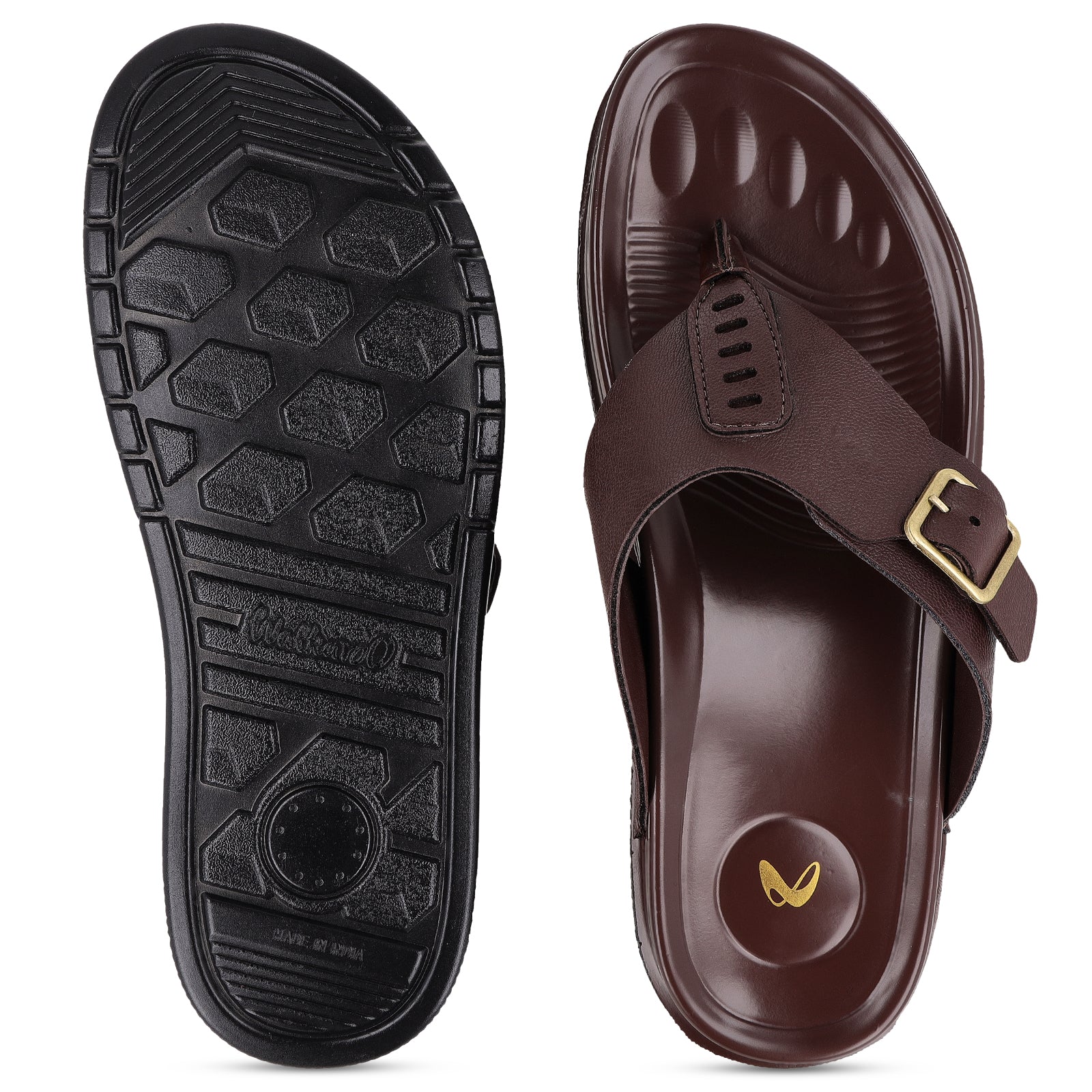 Men's Daily Wear Comfort Sandals - WGP50020 Brown - Image 3