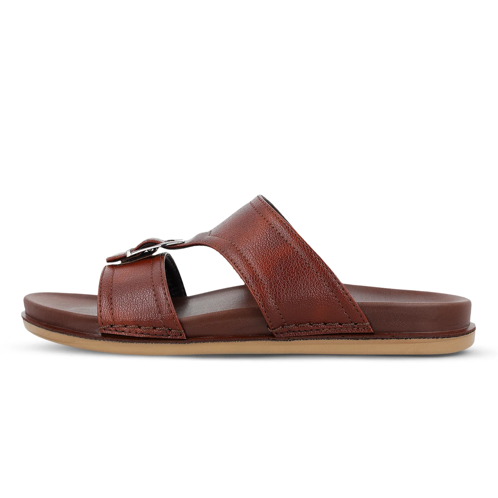 Men's Daily Wear Comfort Sandals - WGP53020 Brown - Image 3