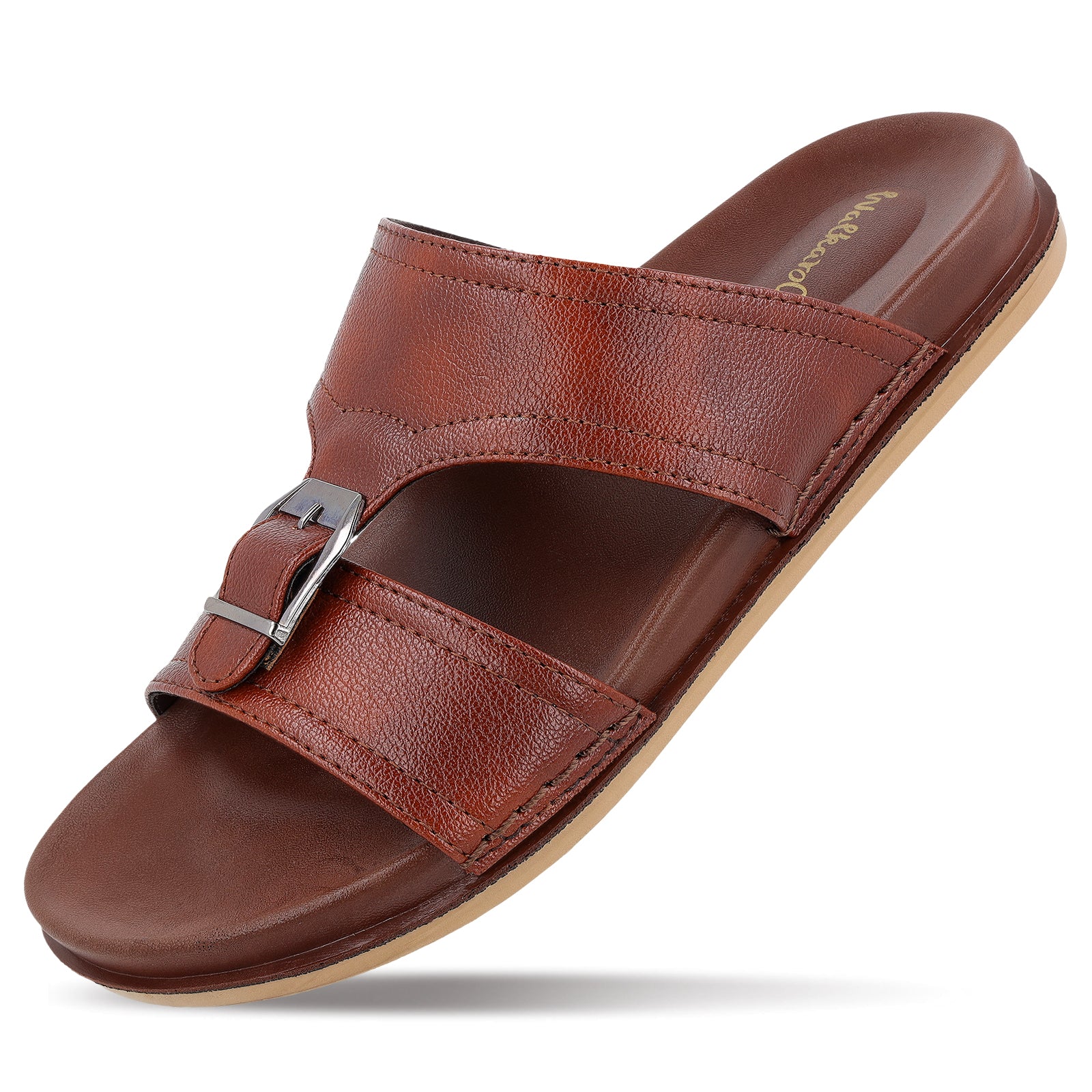 Men's Daily Wear Comfort Sandals - WGP53020 Brown - Image 5