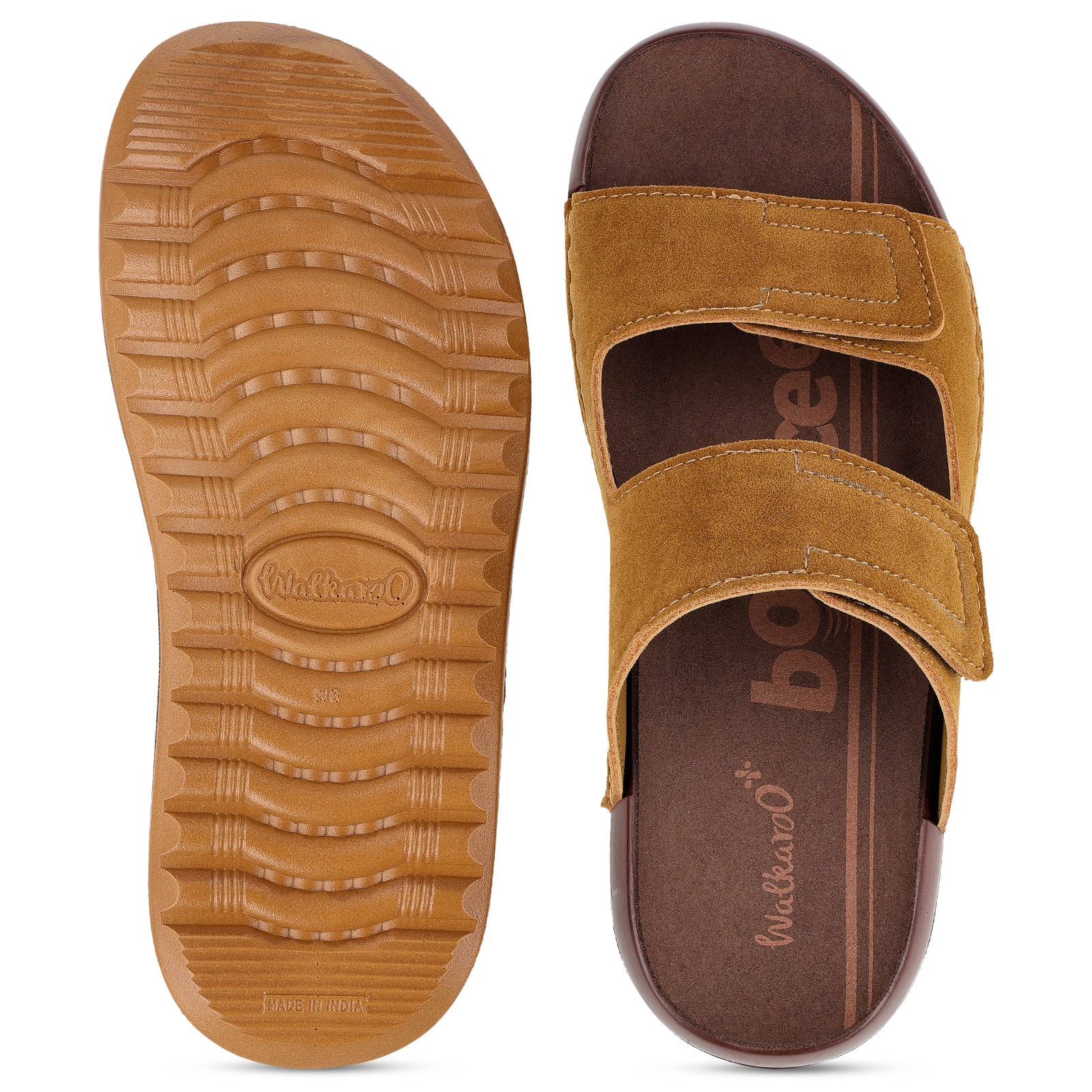 Men's Daily Wear Comfort Sandals - WGP53032 Camel - Image 4