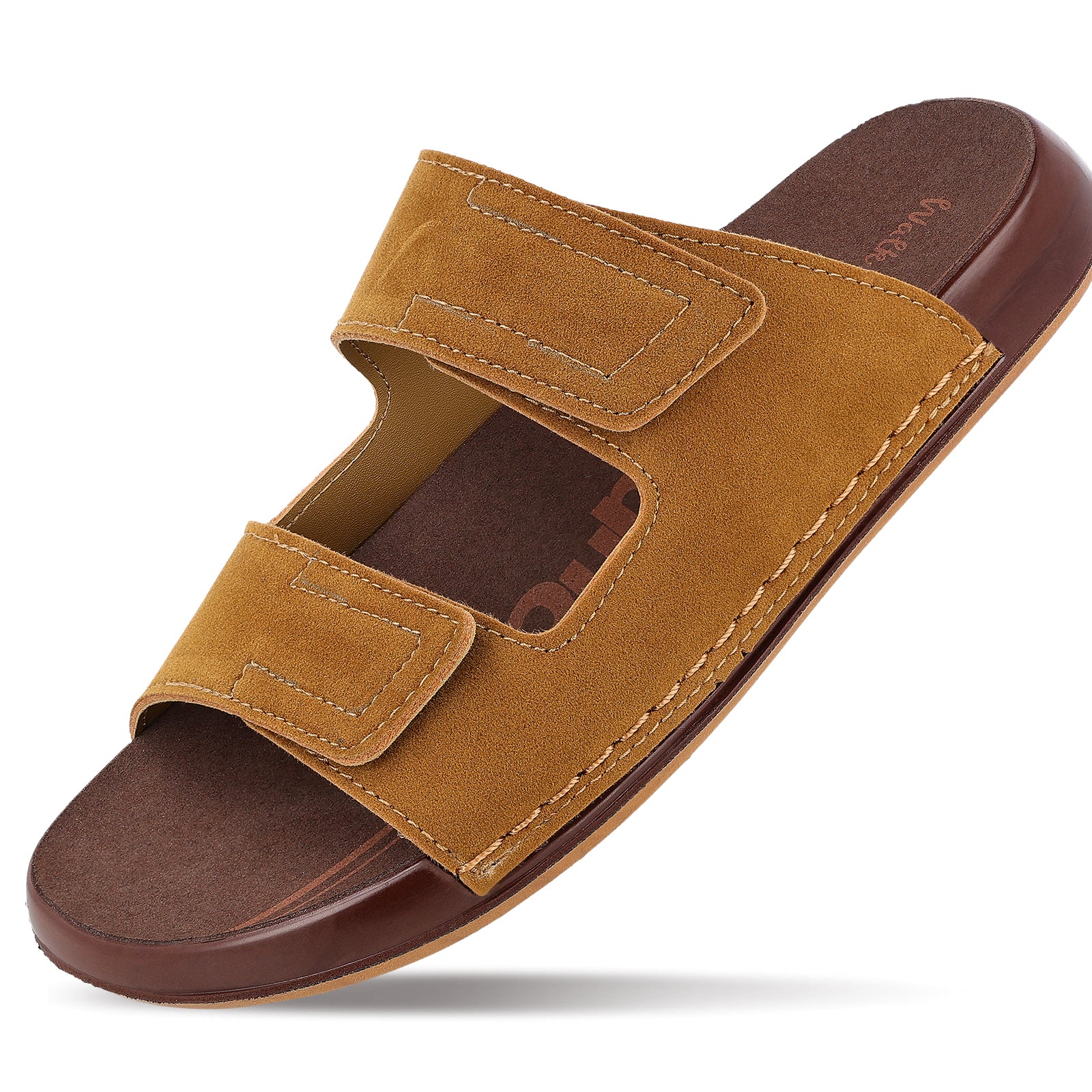 Men's Daily Wear Comfort Sandals - WGP53032 Camel - Image 7