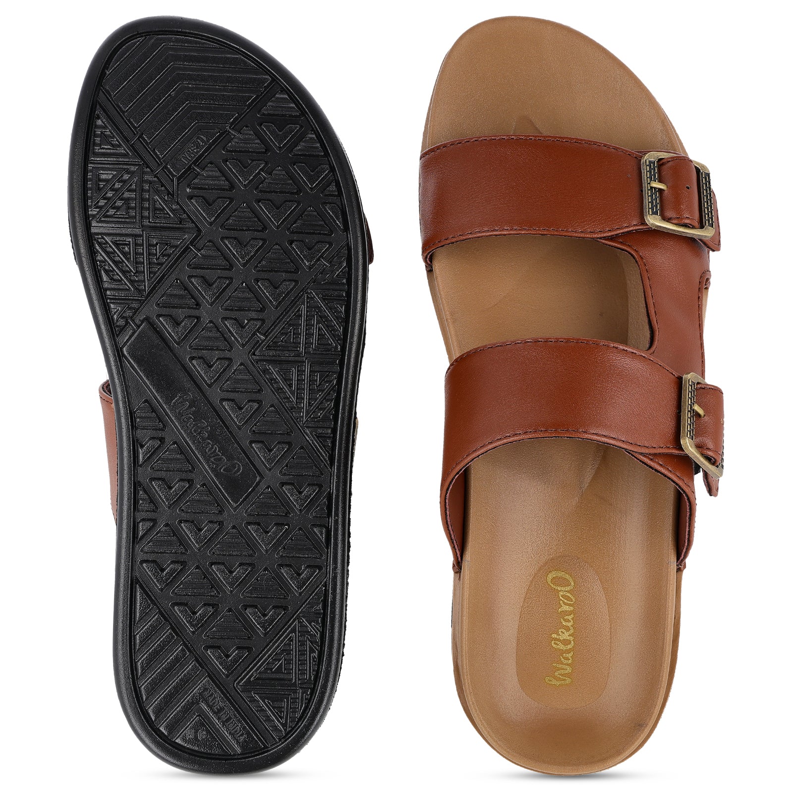 Men's Daily Wear Comfort Sandals - WGP53061 Brown - Image 3