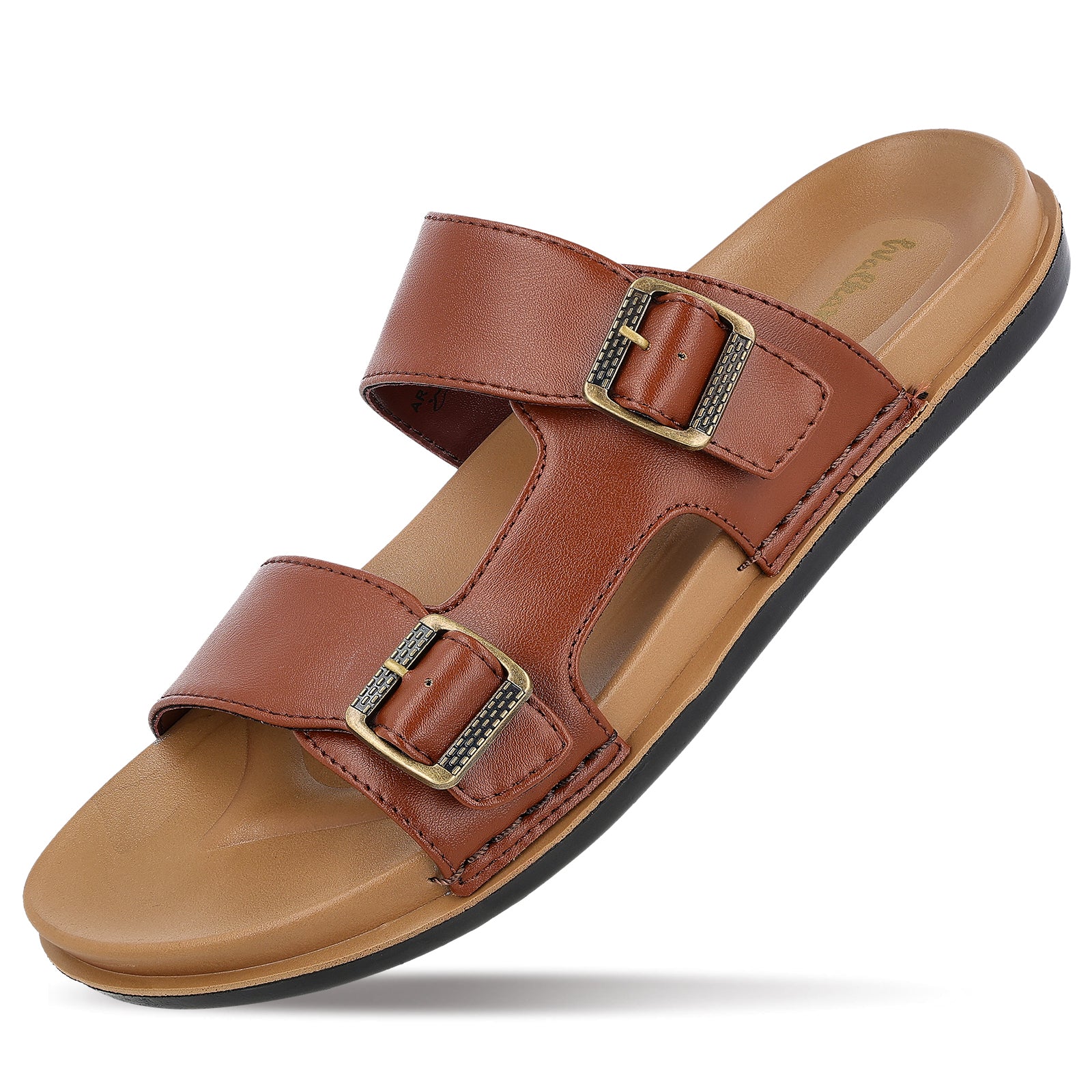 Men's Daily Wear Comfort Sandals - WGP53061 Brown - Image 6