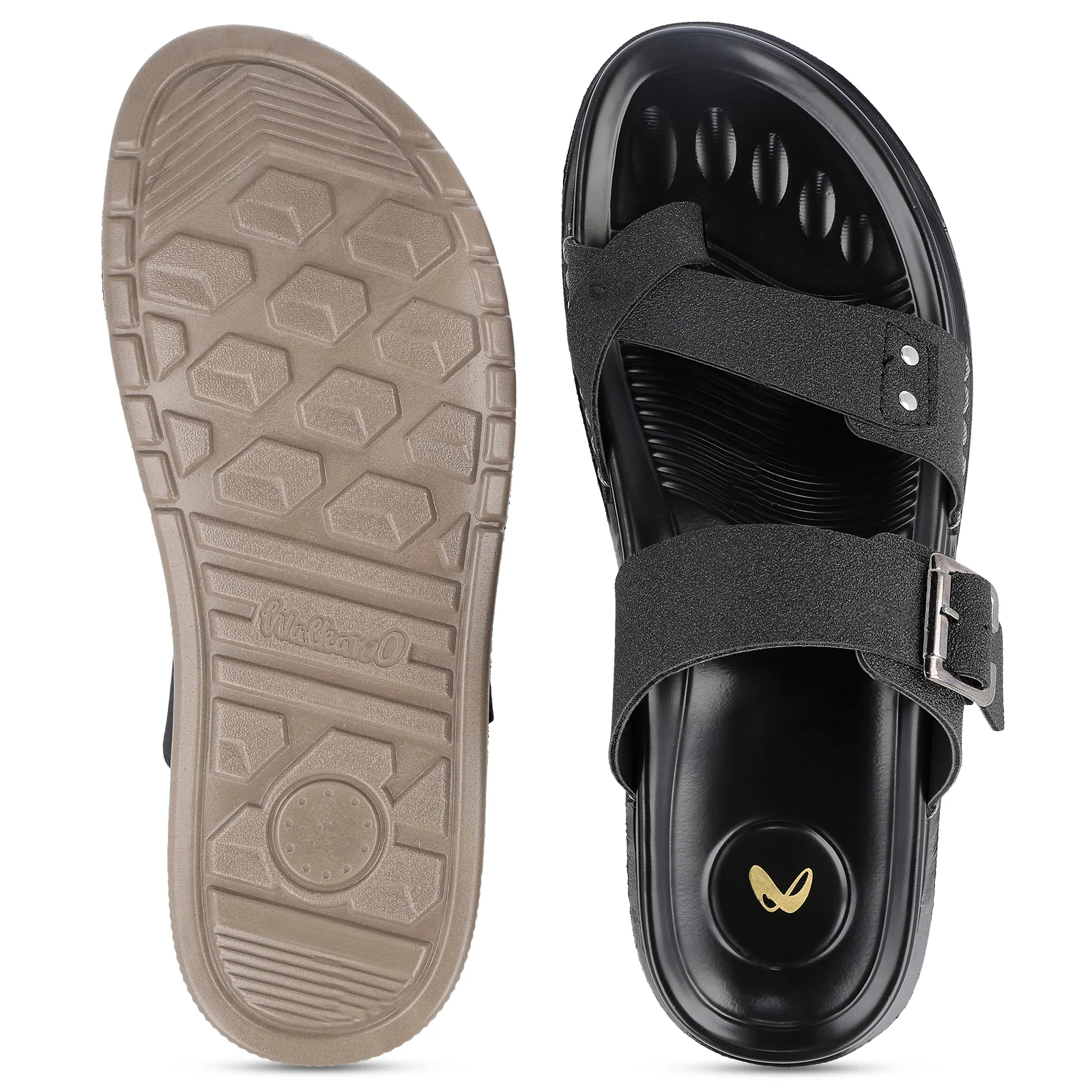 Men's Daily Wear Comfort Sandals - WGP53089 Black - Image 3
