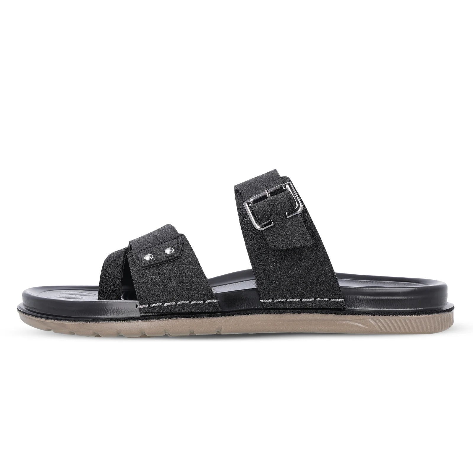 Men's Daily Wear Comfort Sandals - WGP53089 Black - Image 4