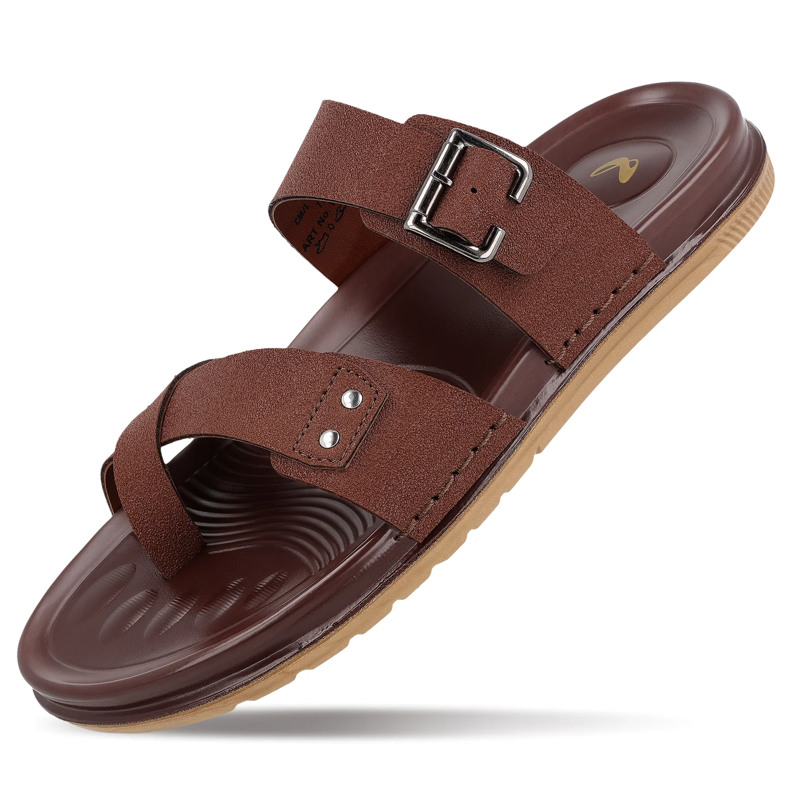Men's Daily Wear Comfort Sandals - WGP53089 Brown - Image 6