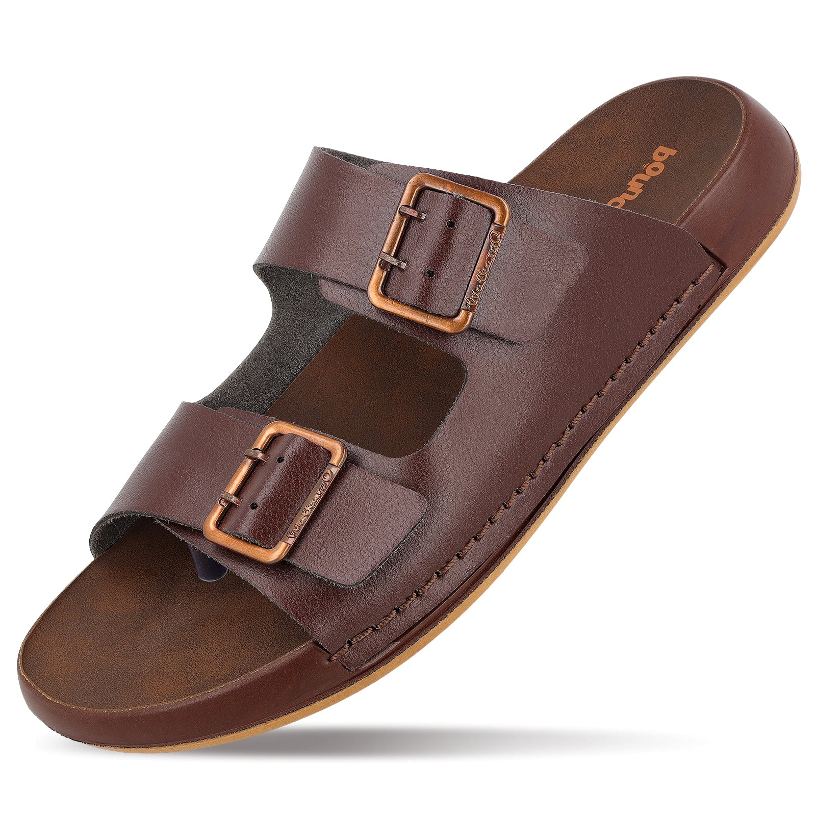 Men's Daily Wear Comfort Sandals - WGP53189 Brown - Image 5