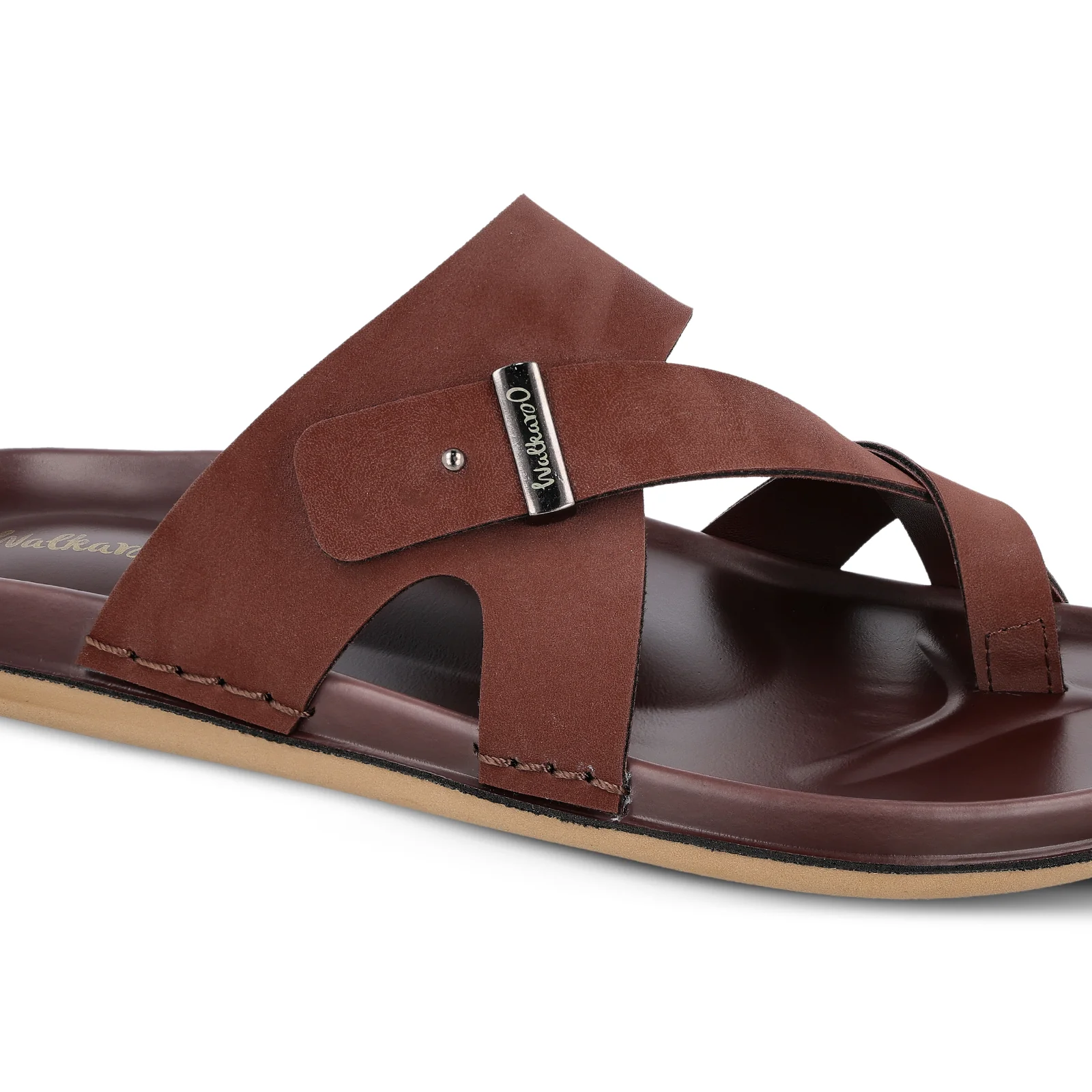 Men's Daily Wear Comfort Sandals - WGP53190 Brown - Image 4