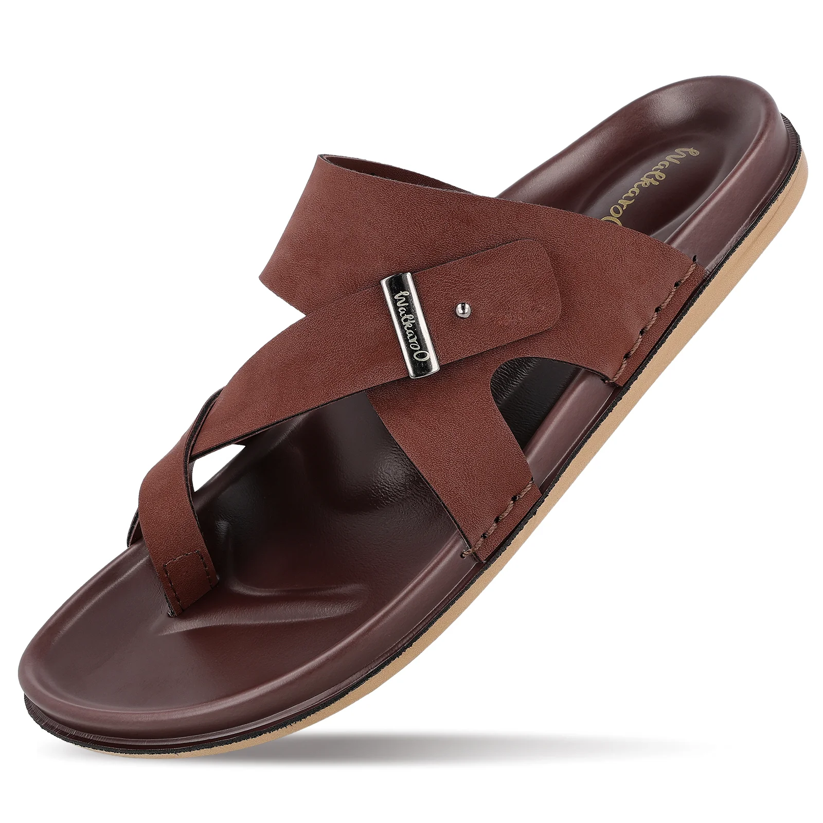 Men's Daily Wear Comfort Sandals - WGP53190 Brown - Image 5