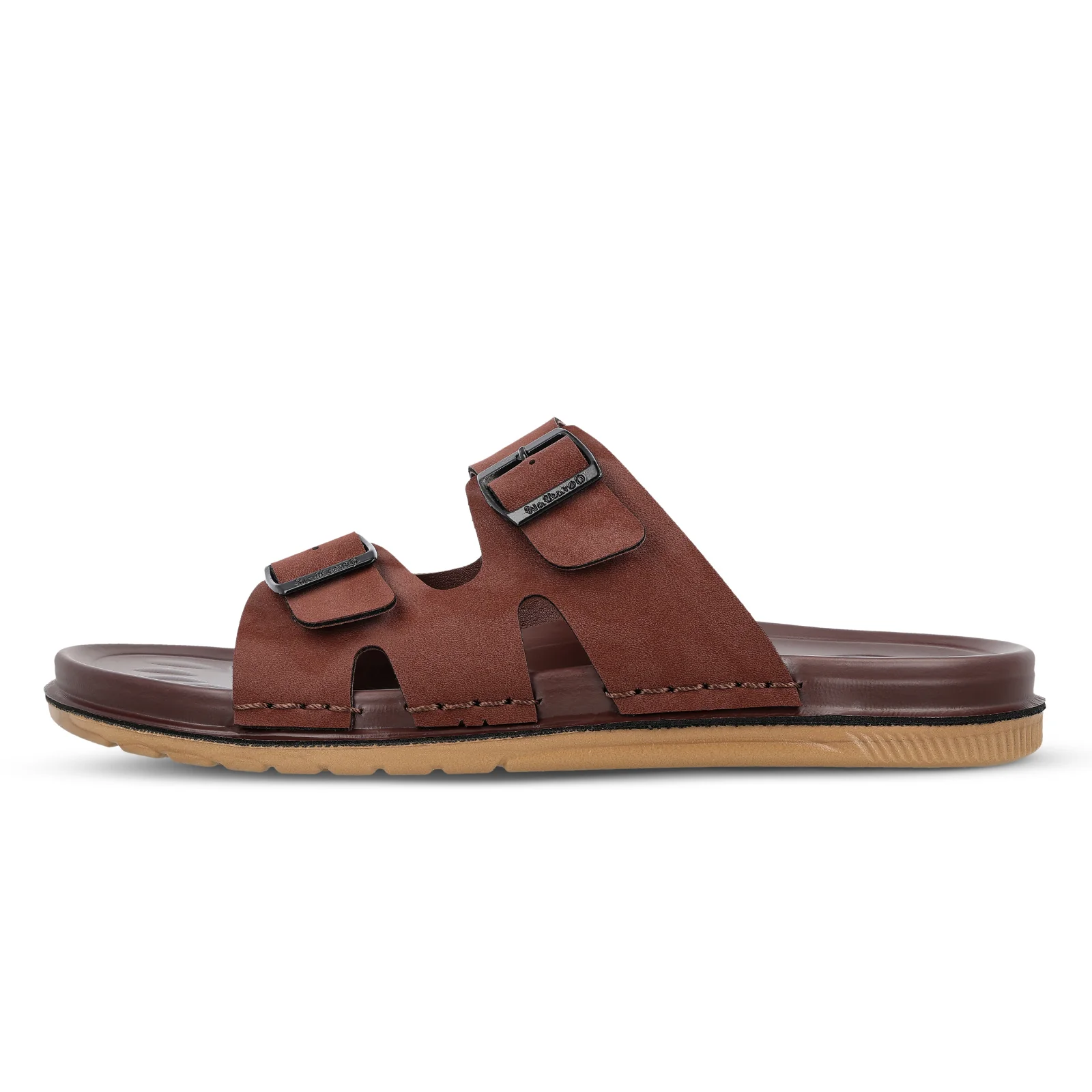 Men's Daily Wear Comfort Sandals - WGP53205 Brown - Image 3