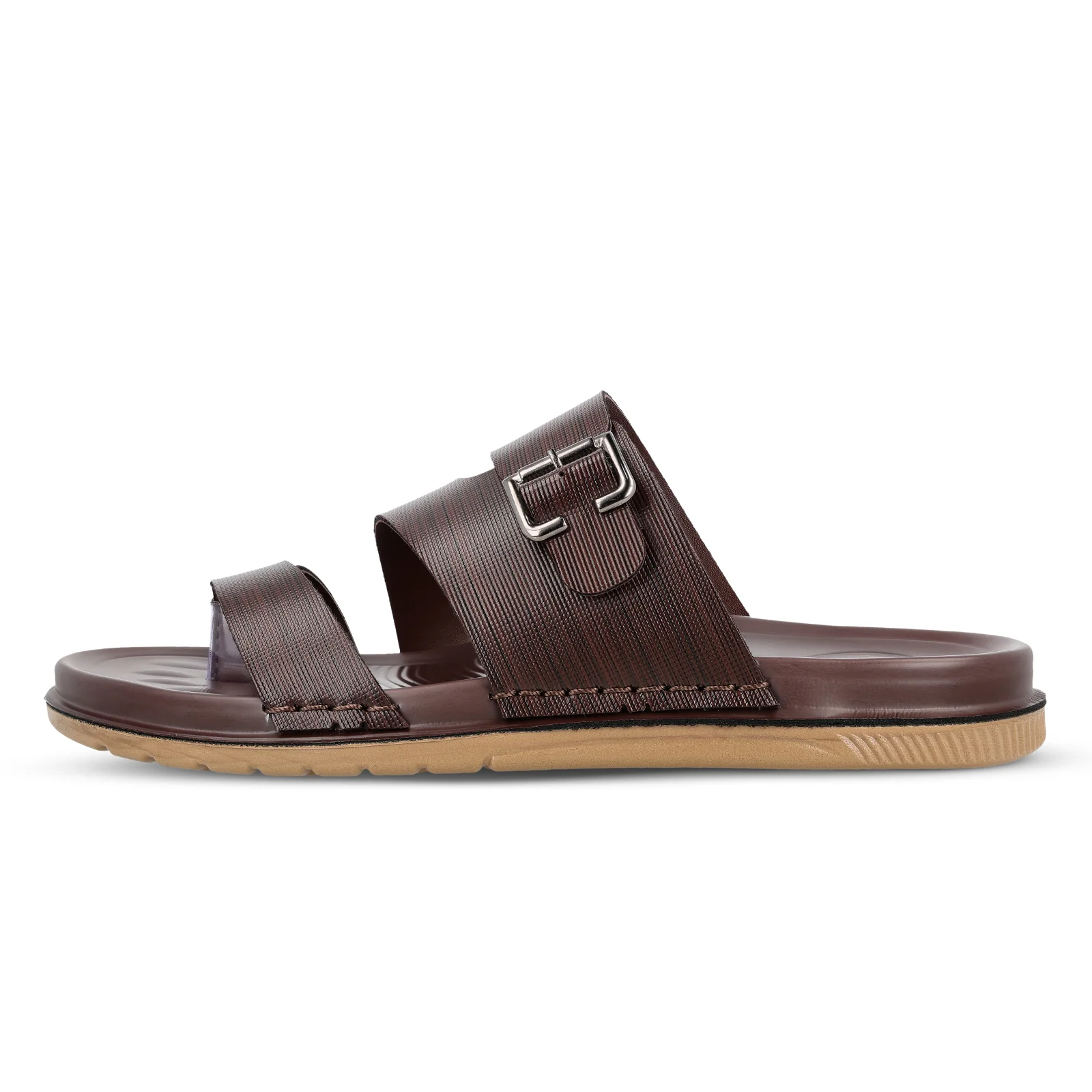 Men's Daily Wear Comfort Sandals - WGP53209 Brown - Image 5