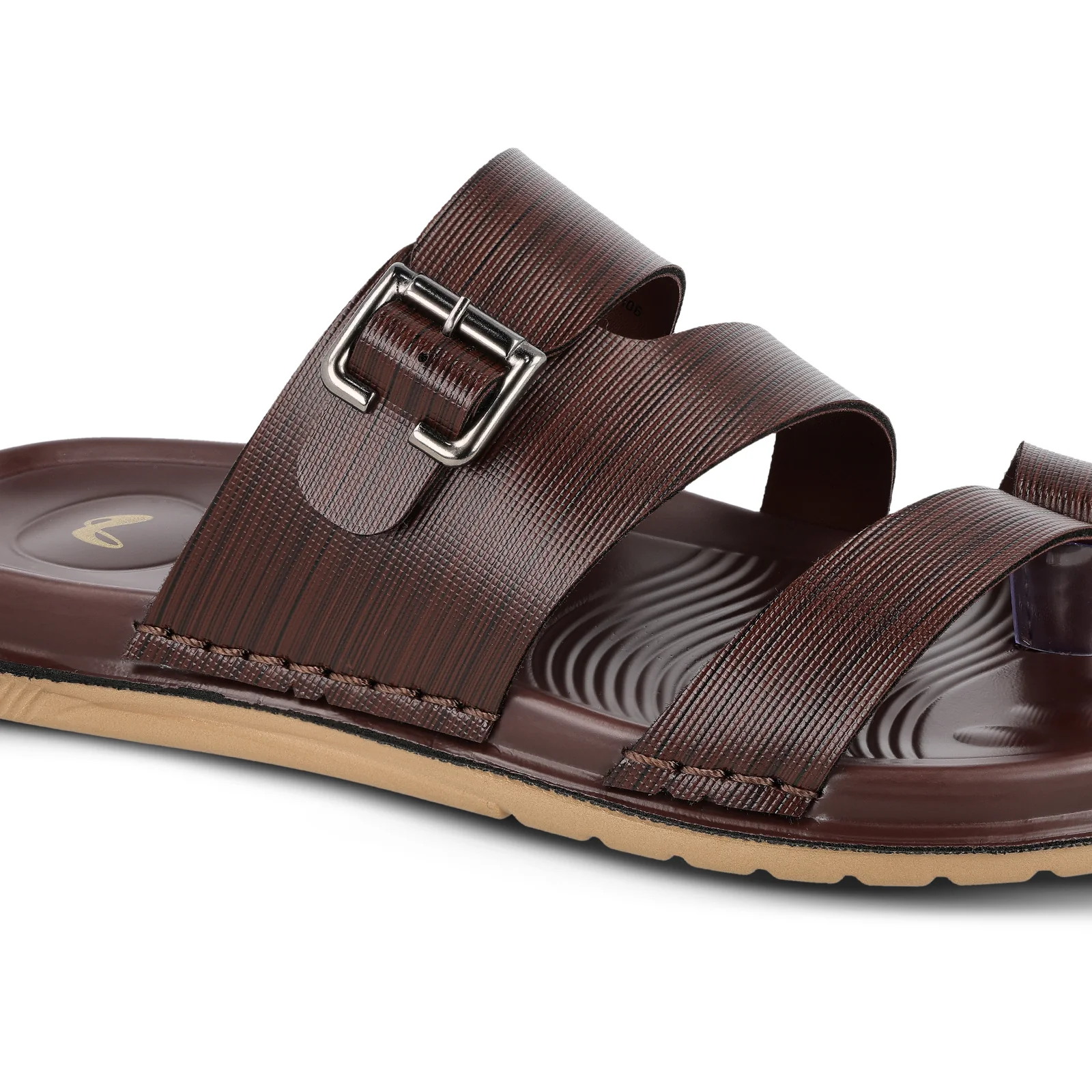 Men's Daily Wear Comfort Sandals - WGP53209 Brown - Image 6