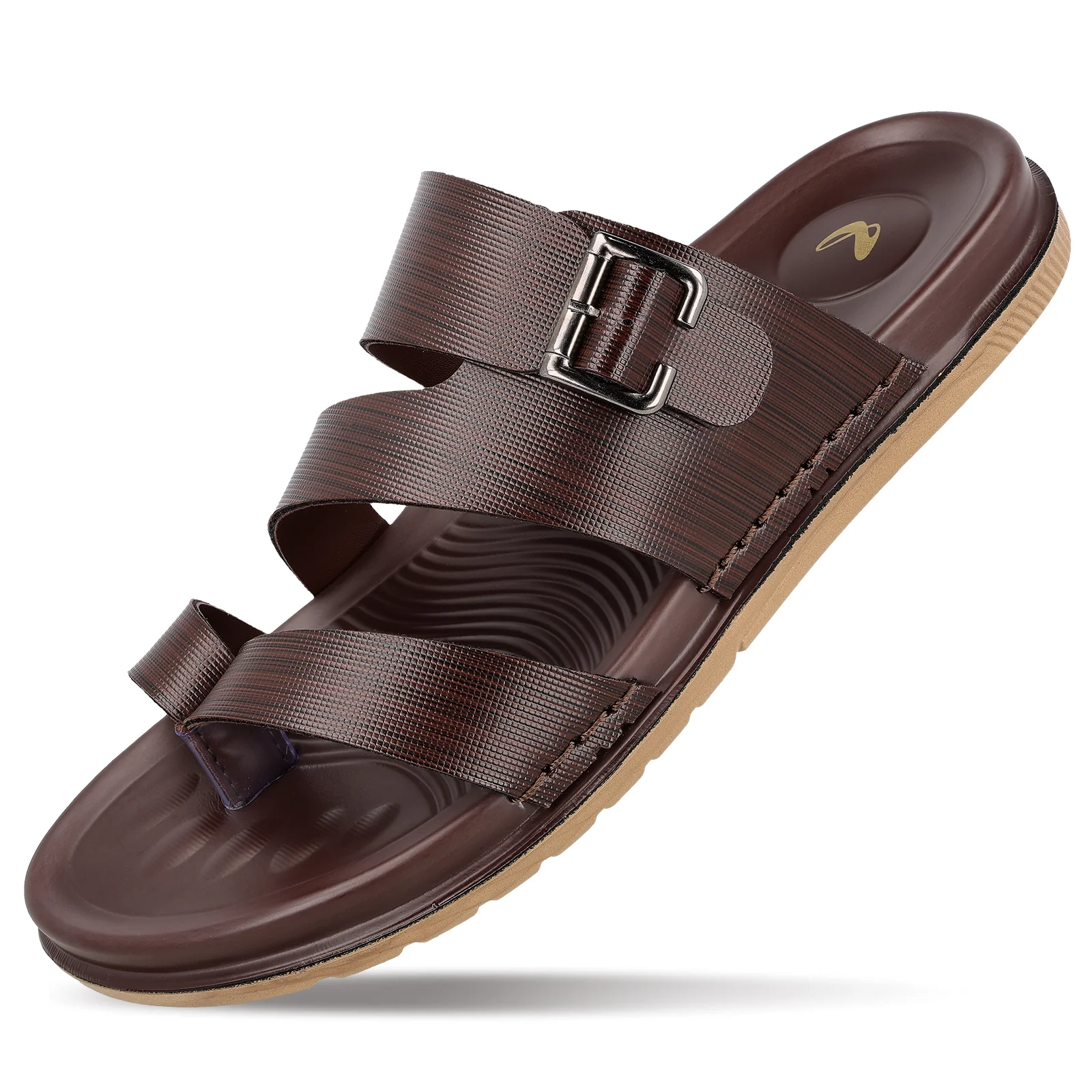 Men's Daily Wear Comfort Sandals - WGP53209 Brown - Image 7