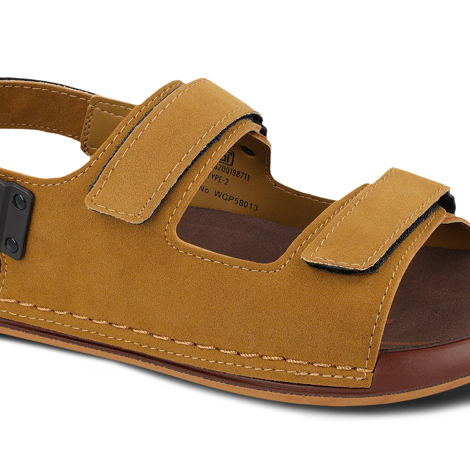 Men's Daily Wear Comfort Sandals - WGP58013 Camel - Image 5
