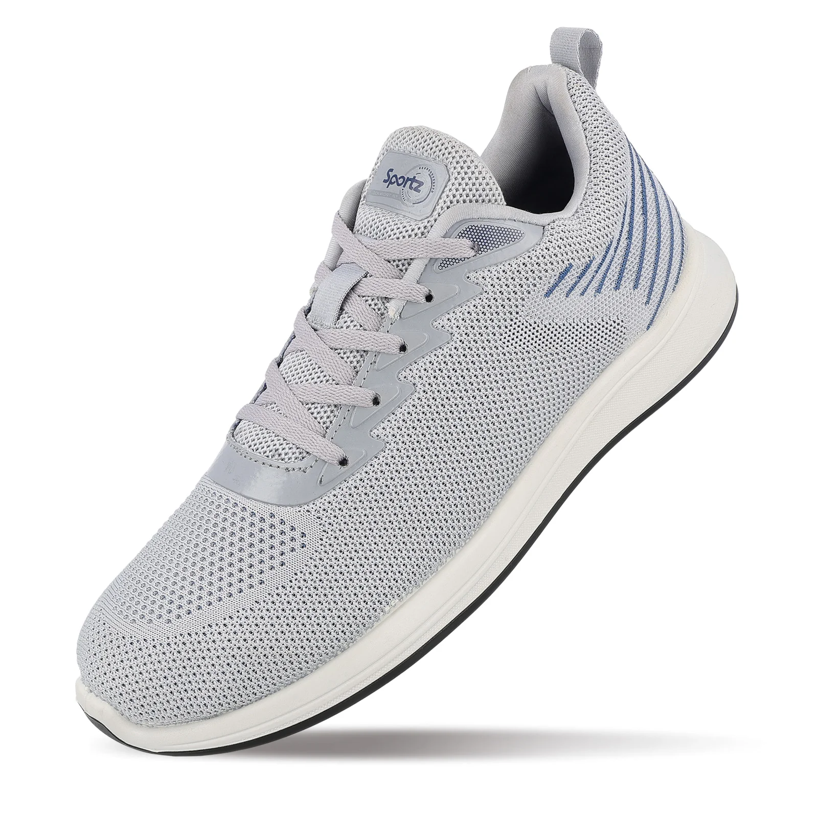 Men's Daily Wear Non Marking Sports Shoes  - WS6091 Light Grey - Image 7