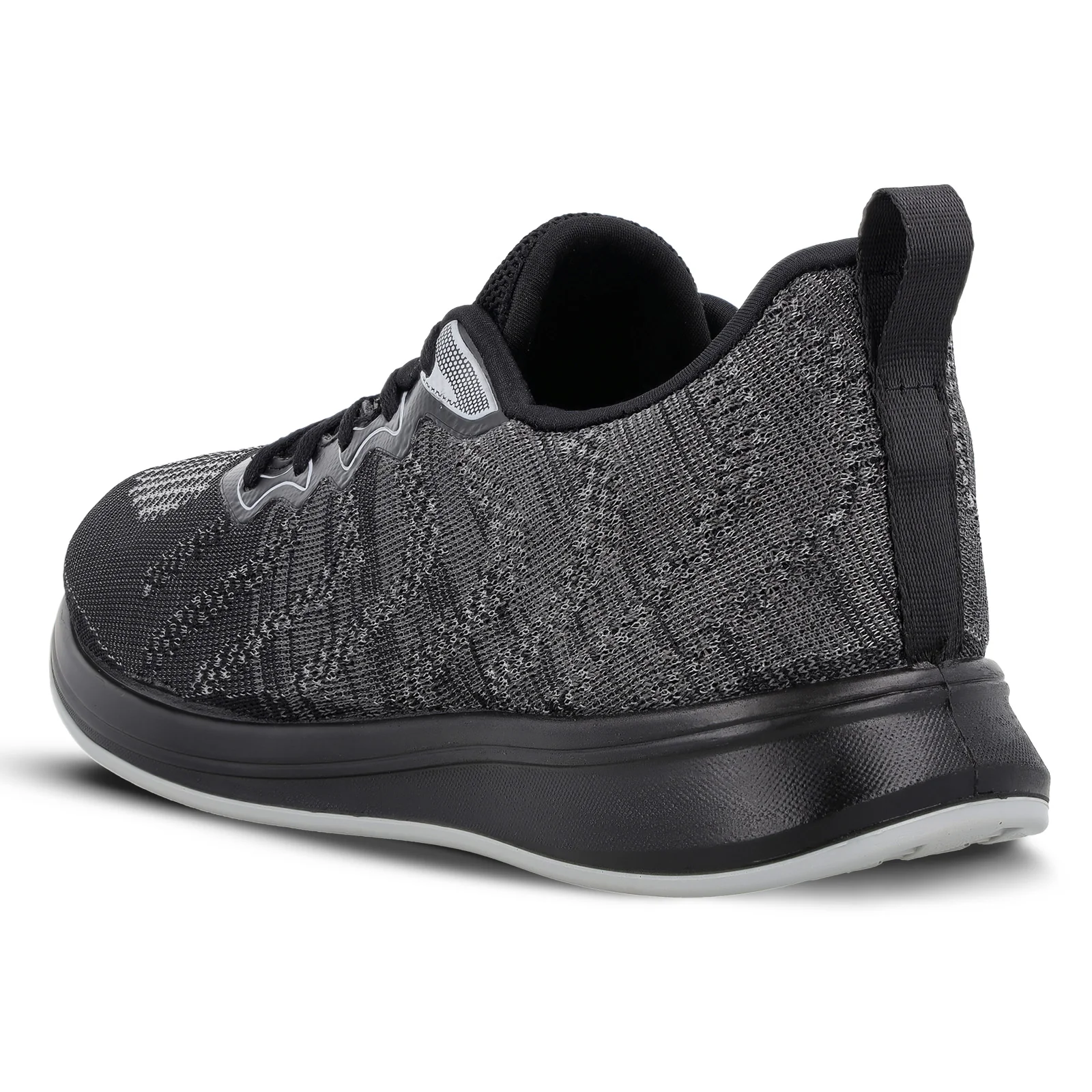 Men's Daily Wear Non Marking Sports Shoes  - WS6092 Black - Image 4