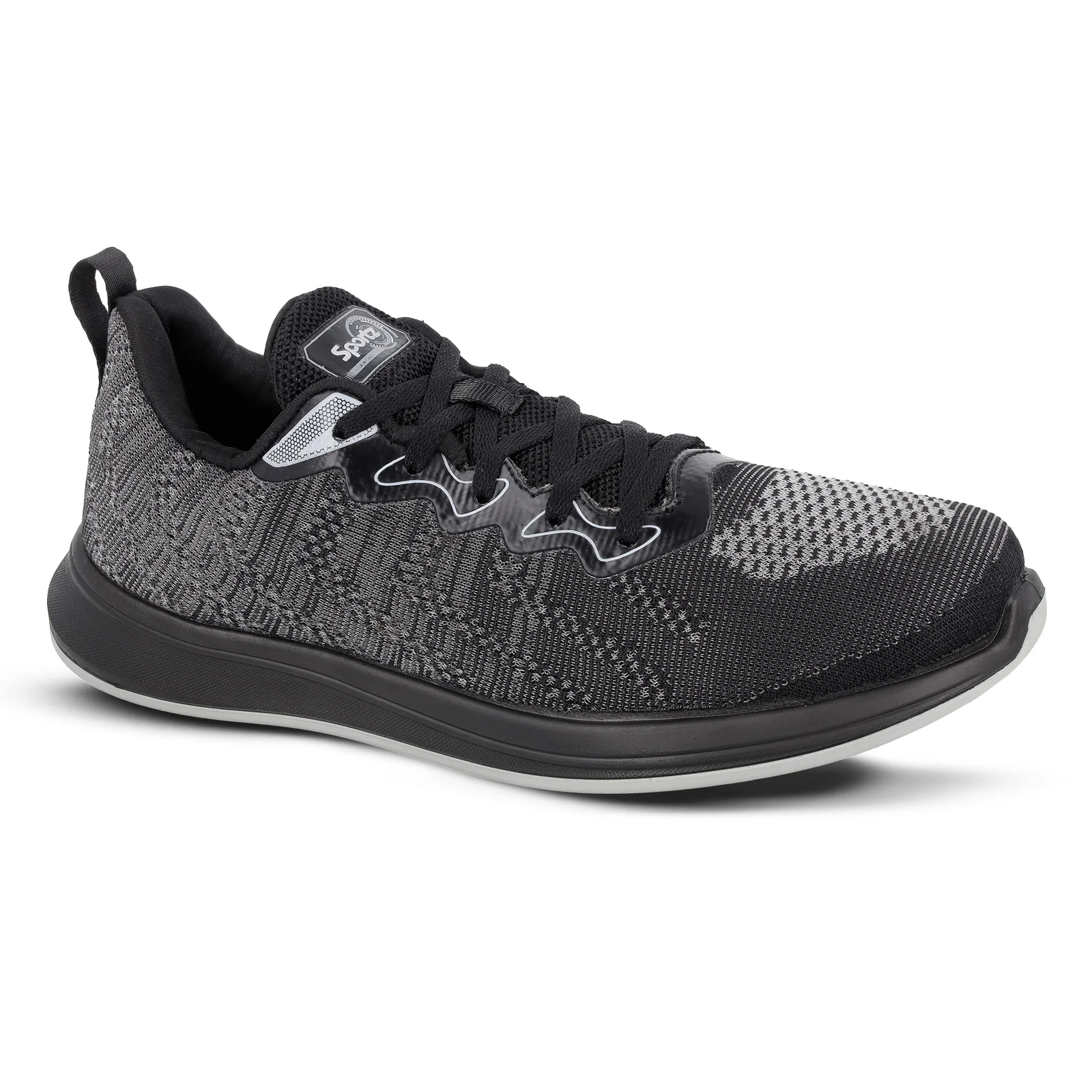Men's Daily Wear Non Marking Sports Shoes  - WS6092 Black - Image 5