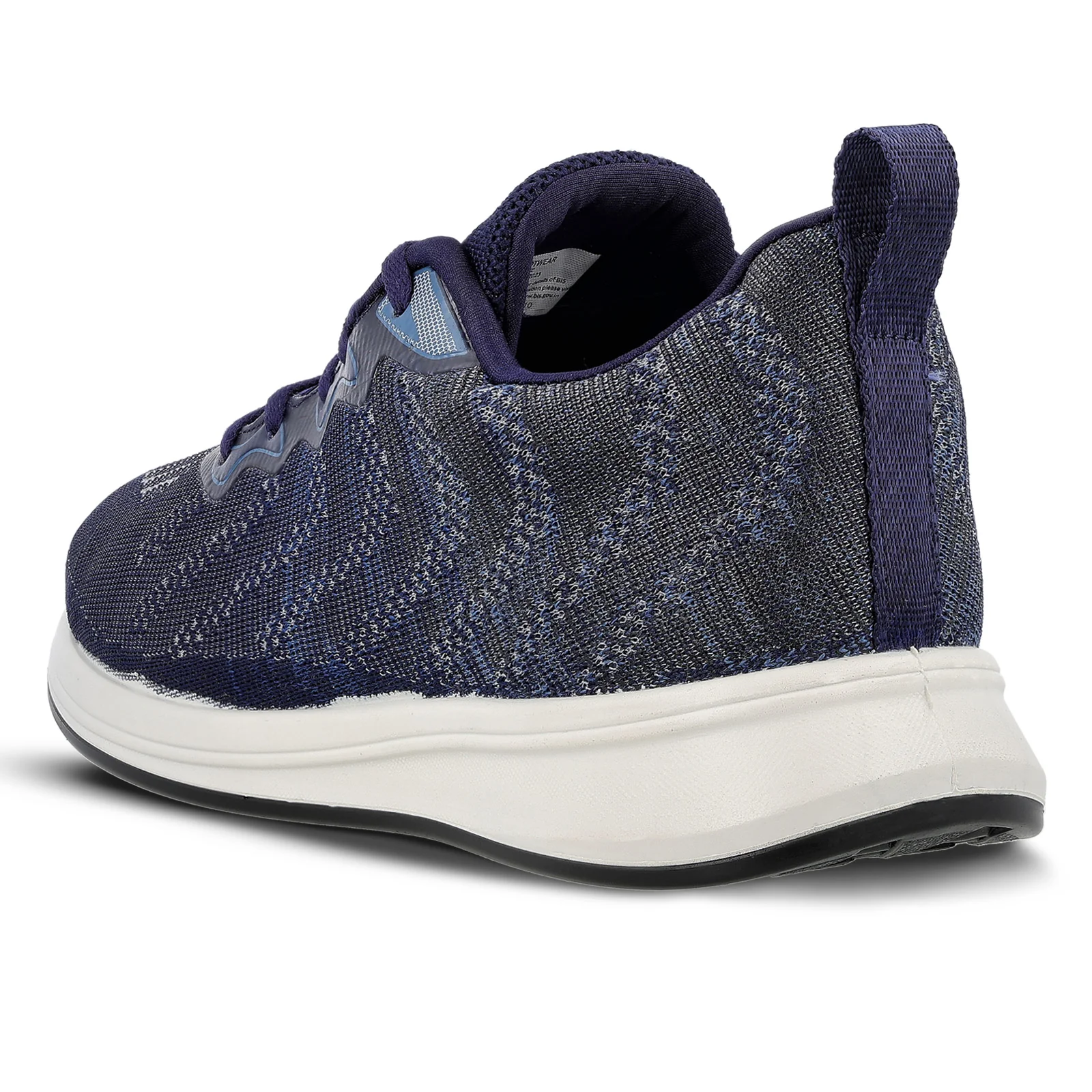 Men's Daily Wear Non Marking Sports Shoes  - WS6092 Navy Blue - Image 5