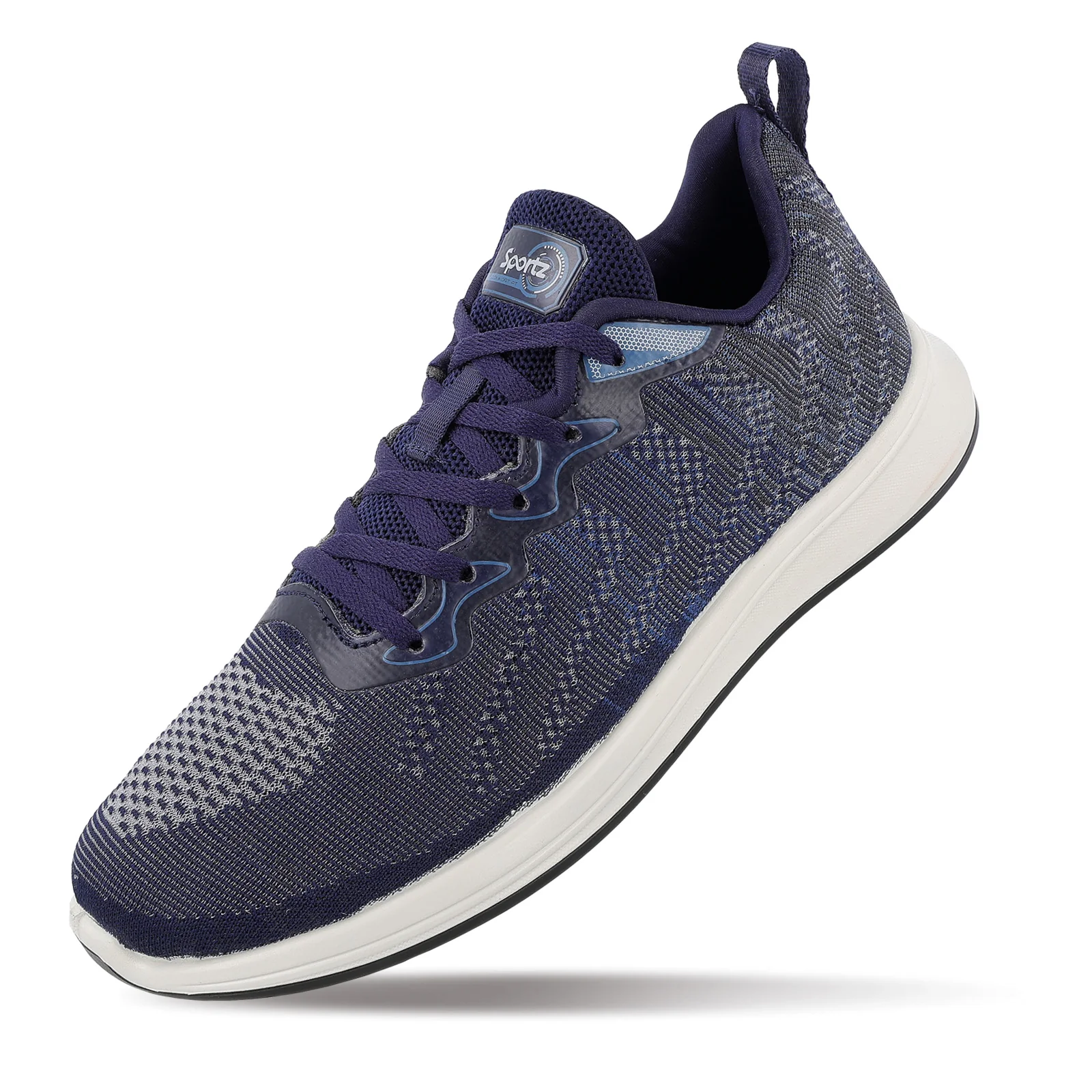 Men's Daily Wear Non Marking Sports Shoes  - WS6092 Navy Blue - Image 7