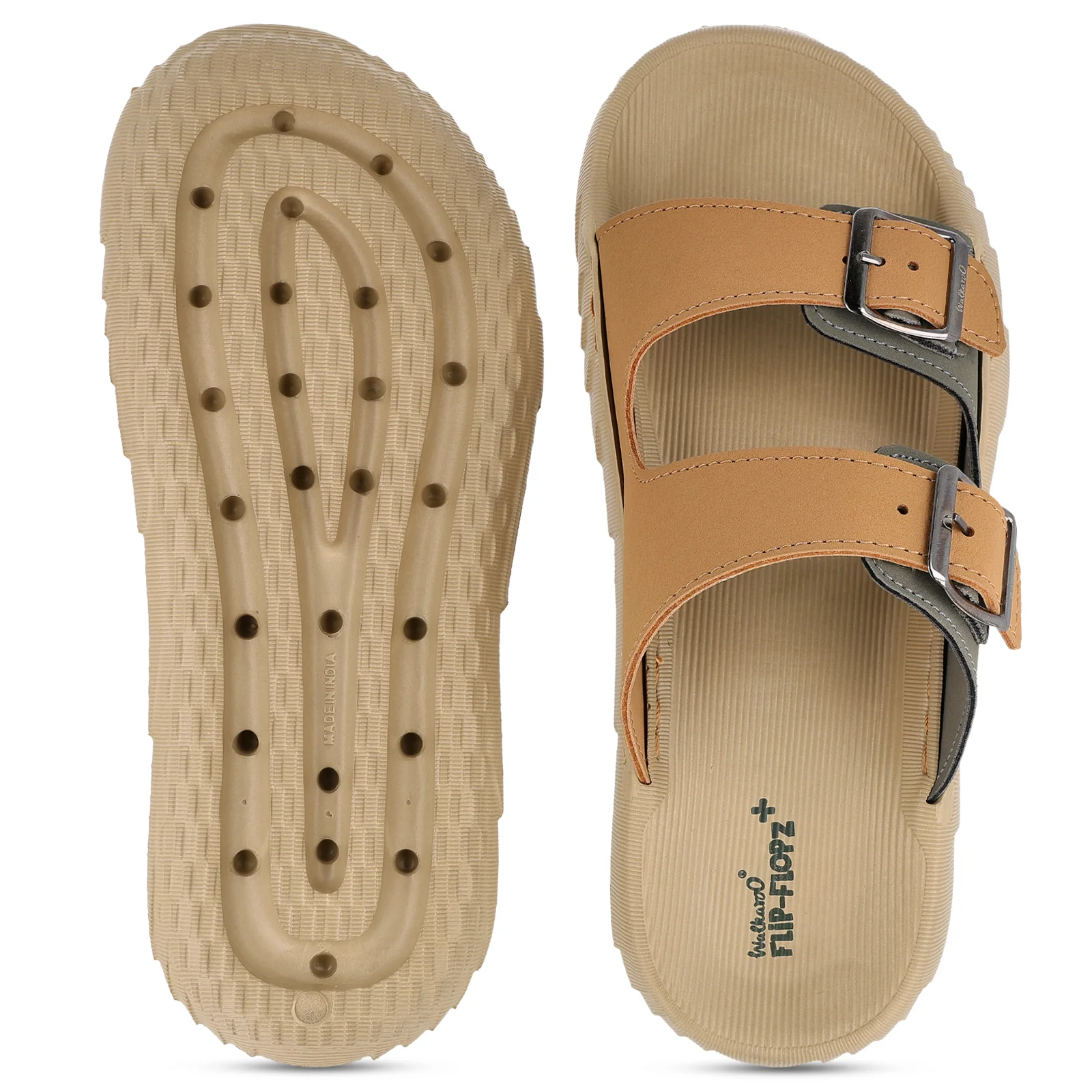 Men's Daily Wear Sandals - FGP45004 Khaki Olive - Image 3