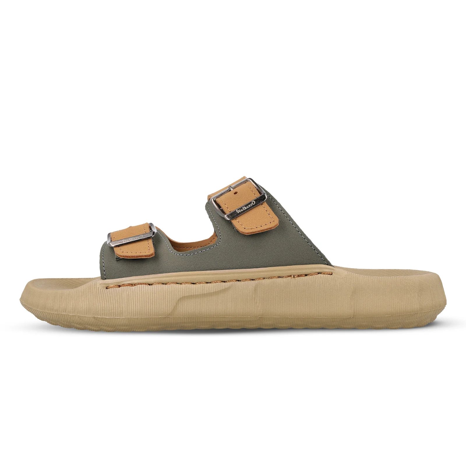 Men's Daily Wear Sandals - FGP45004 Khaki Olive - Image 4