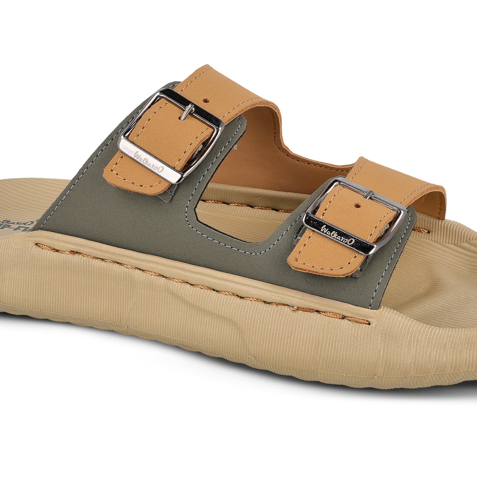 Men's Daily Wear Sandals - FGP45004 Khaki Olive - Image 5