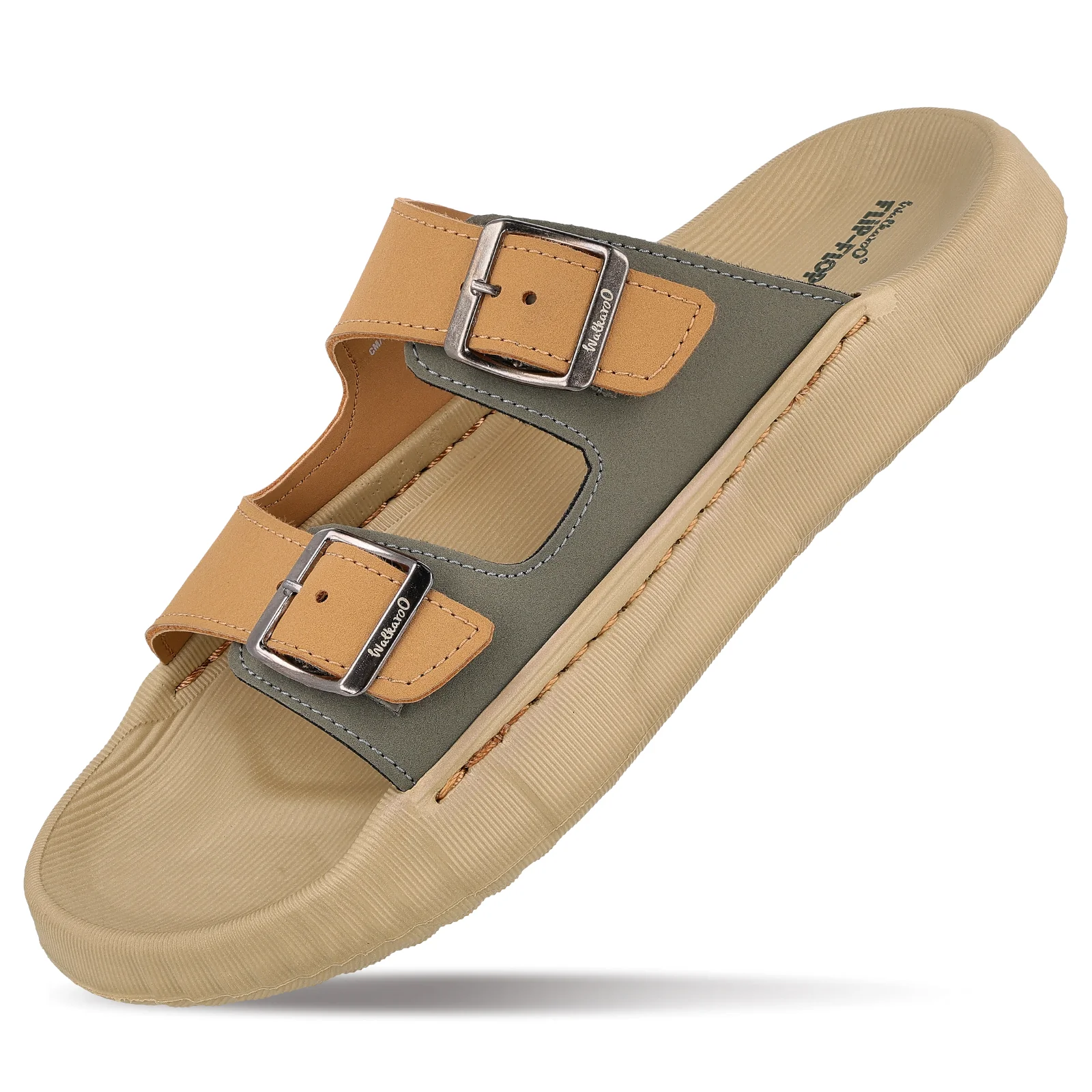 Men's Daily Wear Sandals - FGP45004 Khaki Olive - Image 6