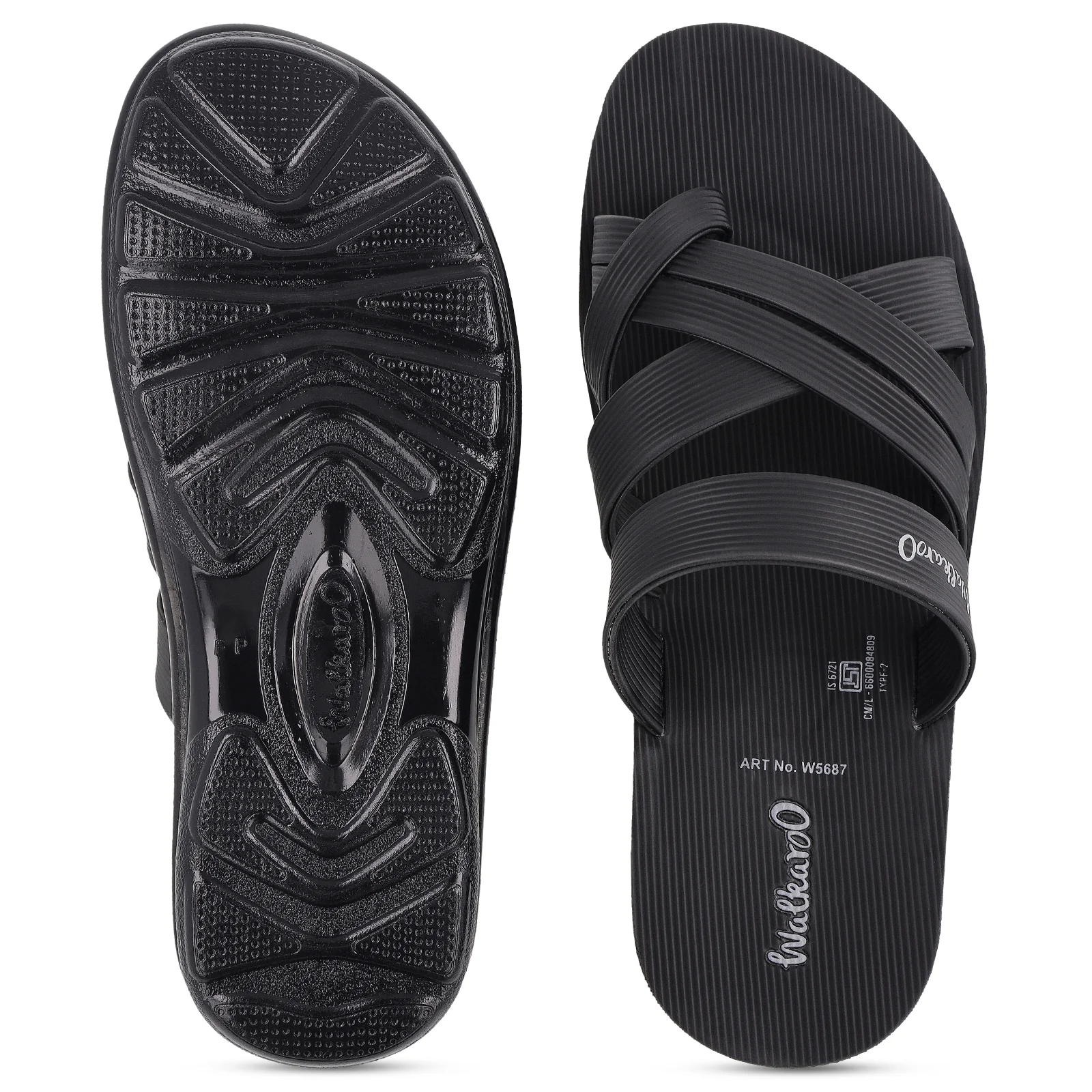 Men's Daily Wear Sandals  - W5687 Linx Black - Image 3