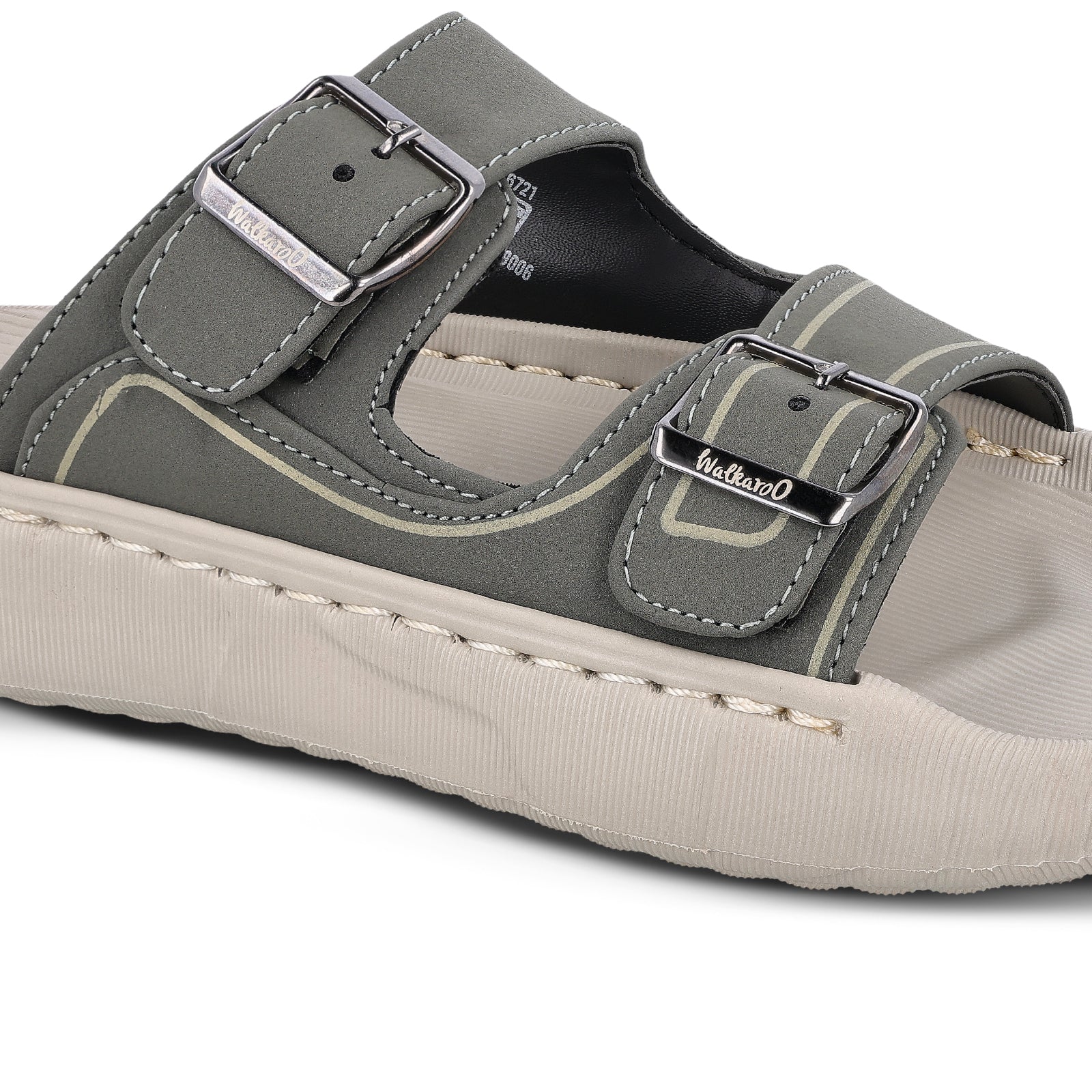 Men's Daily Wear Sandals - WC8764 Greige Olive - Image 5