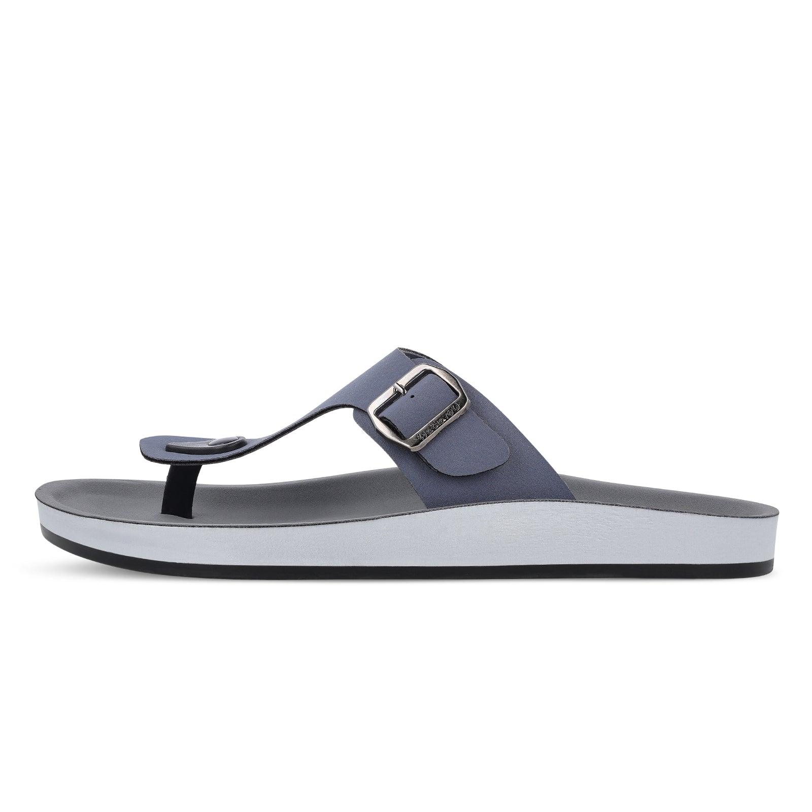 Men's Daily Wear Sandals - WE1332 Blue Grey - Image 3