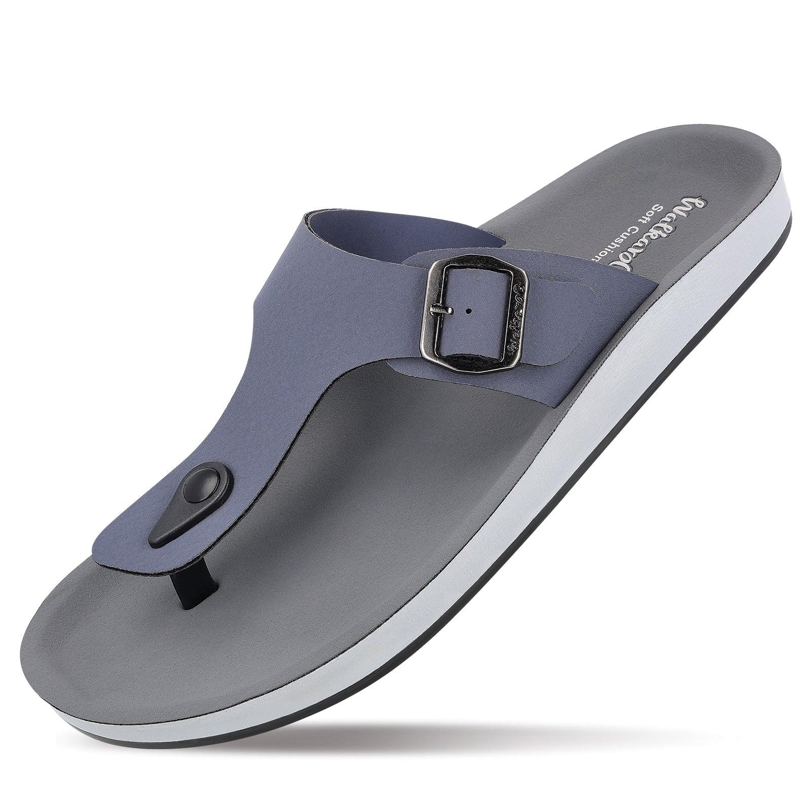 Men's Daily Wear Sandals - WE1332 Blue Grey - Image 5