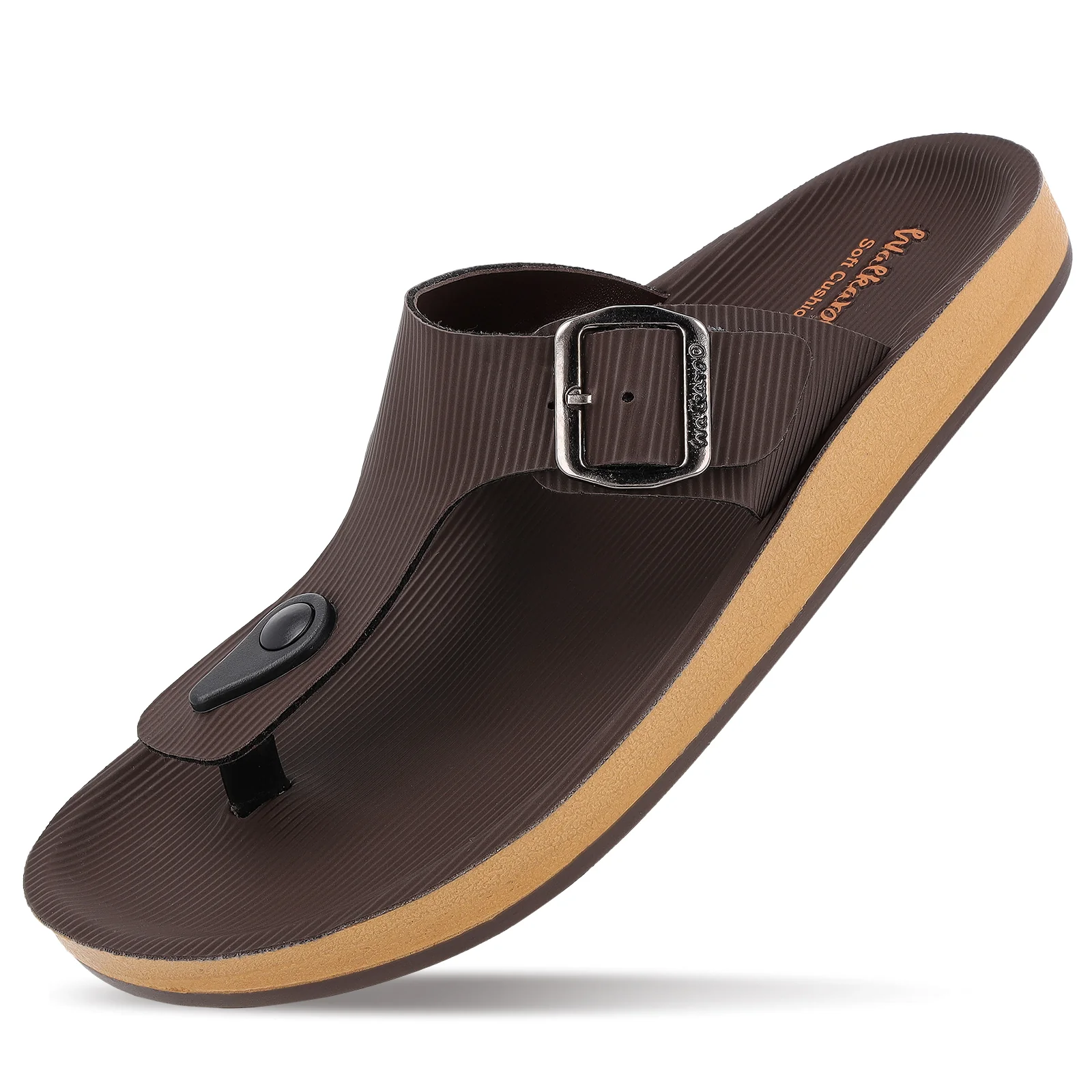 Men's Daily Wear Sandals - WE1332 Linx Brown - Image 5