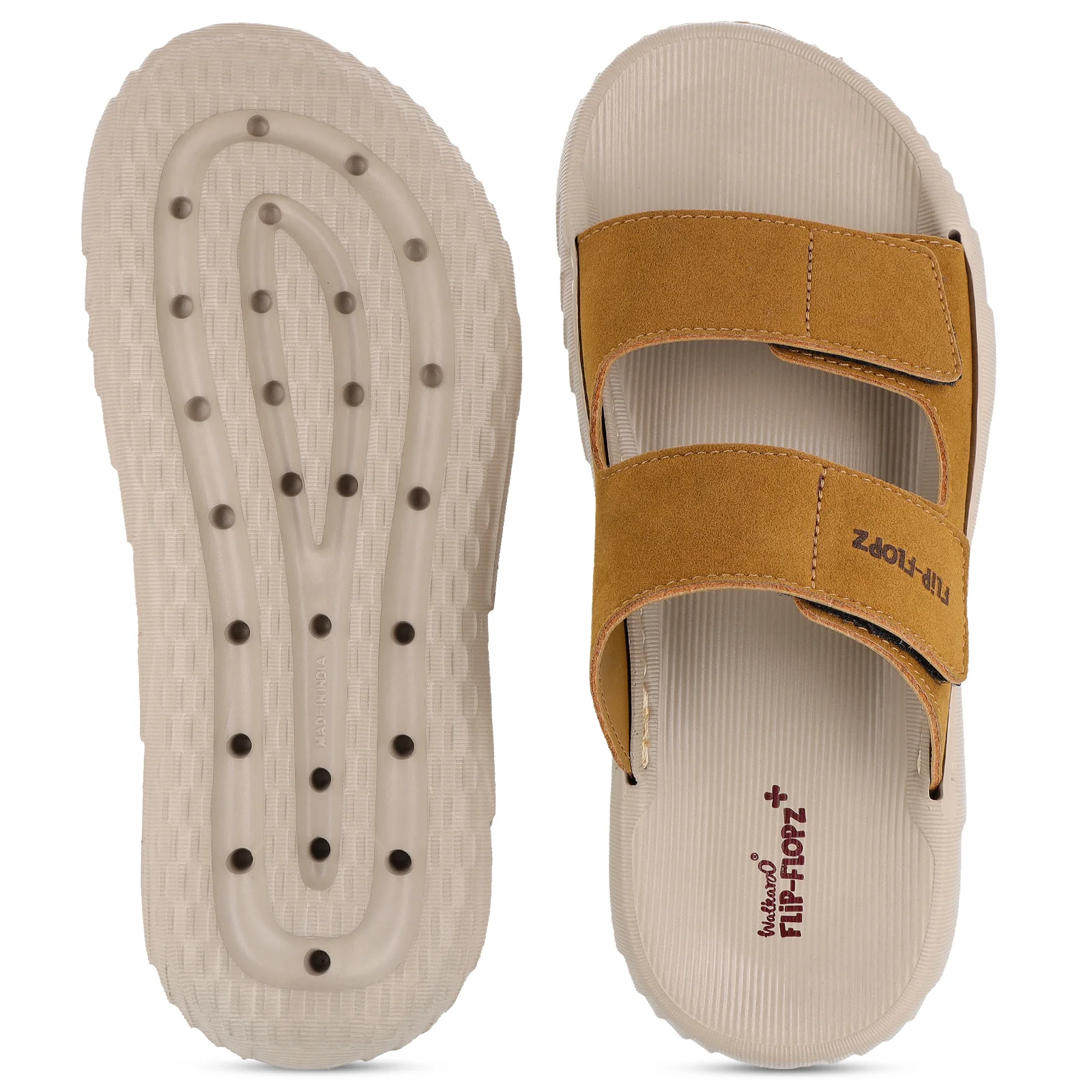 Men's Daily Wear Sandals - WE8821 Greige Tan - Image 4
