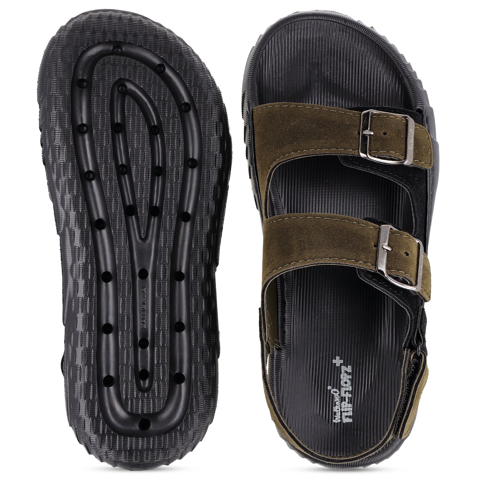 Men's Daily Wear Sandals - WE8822 Black Olive - Image 3