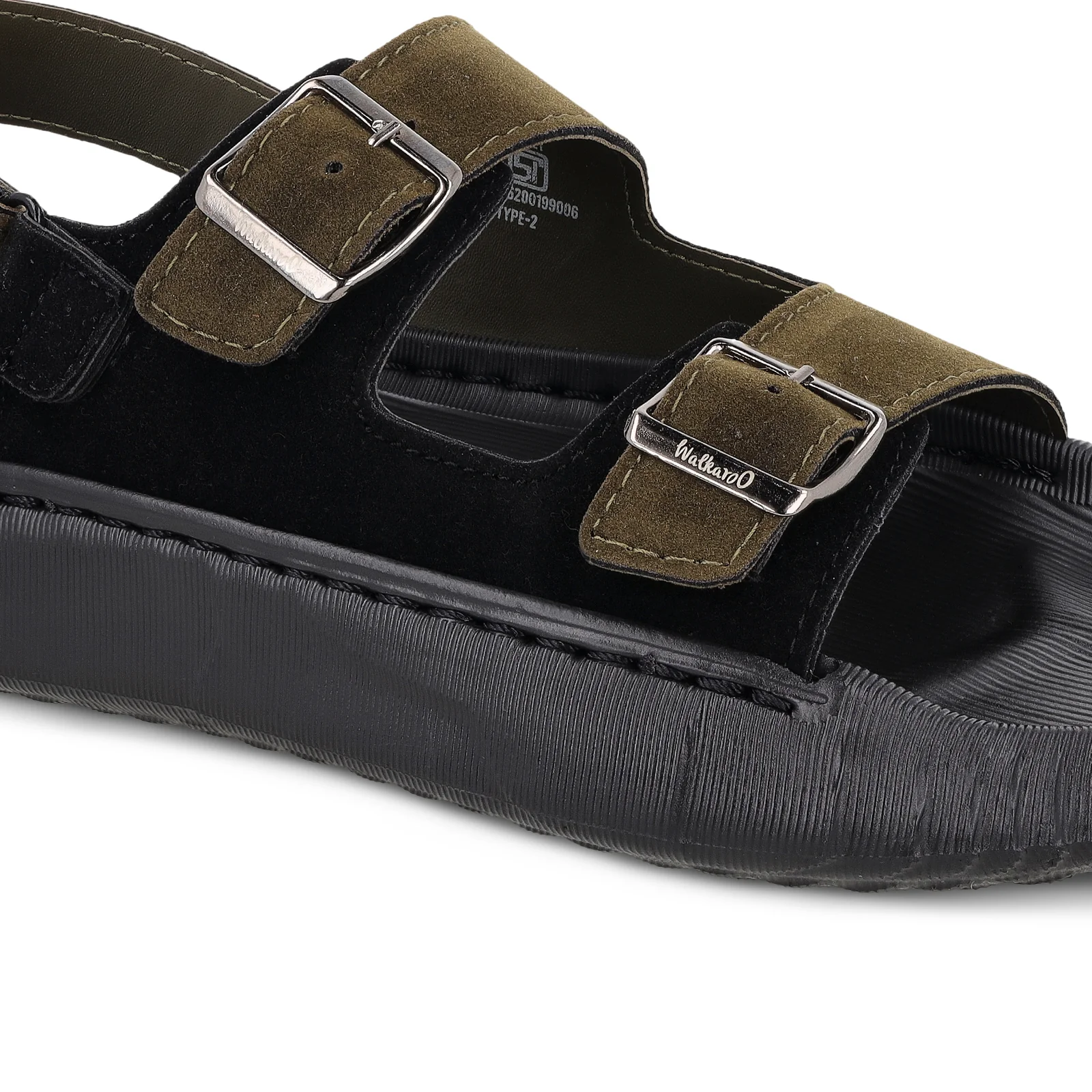 Men's Daily Wear Sandals - WE8822 Black Olive - Image 5