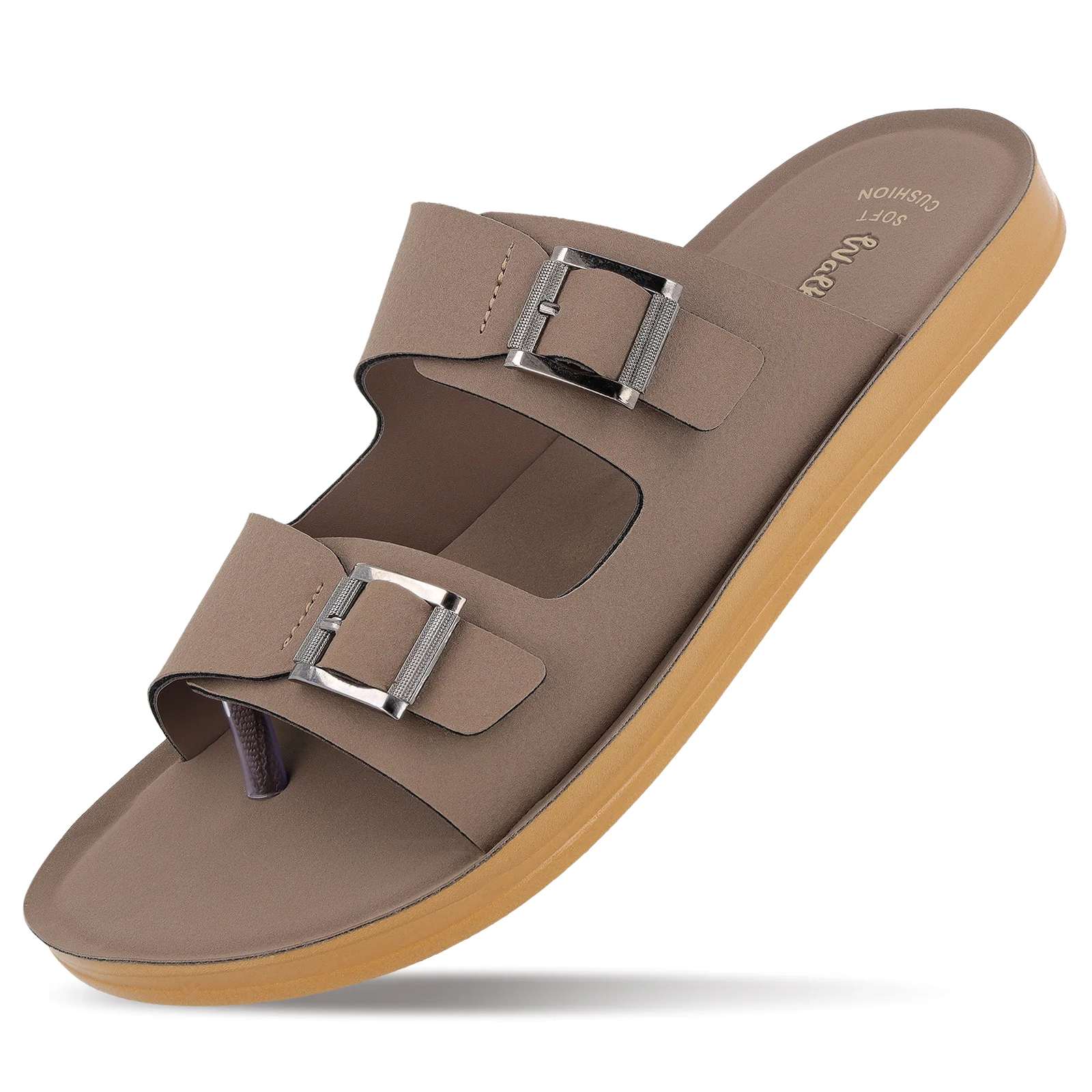 Men's Daily Wear Sandals  - WG5661 Camel - Image 5