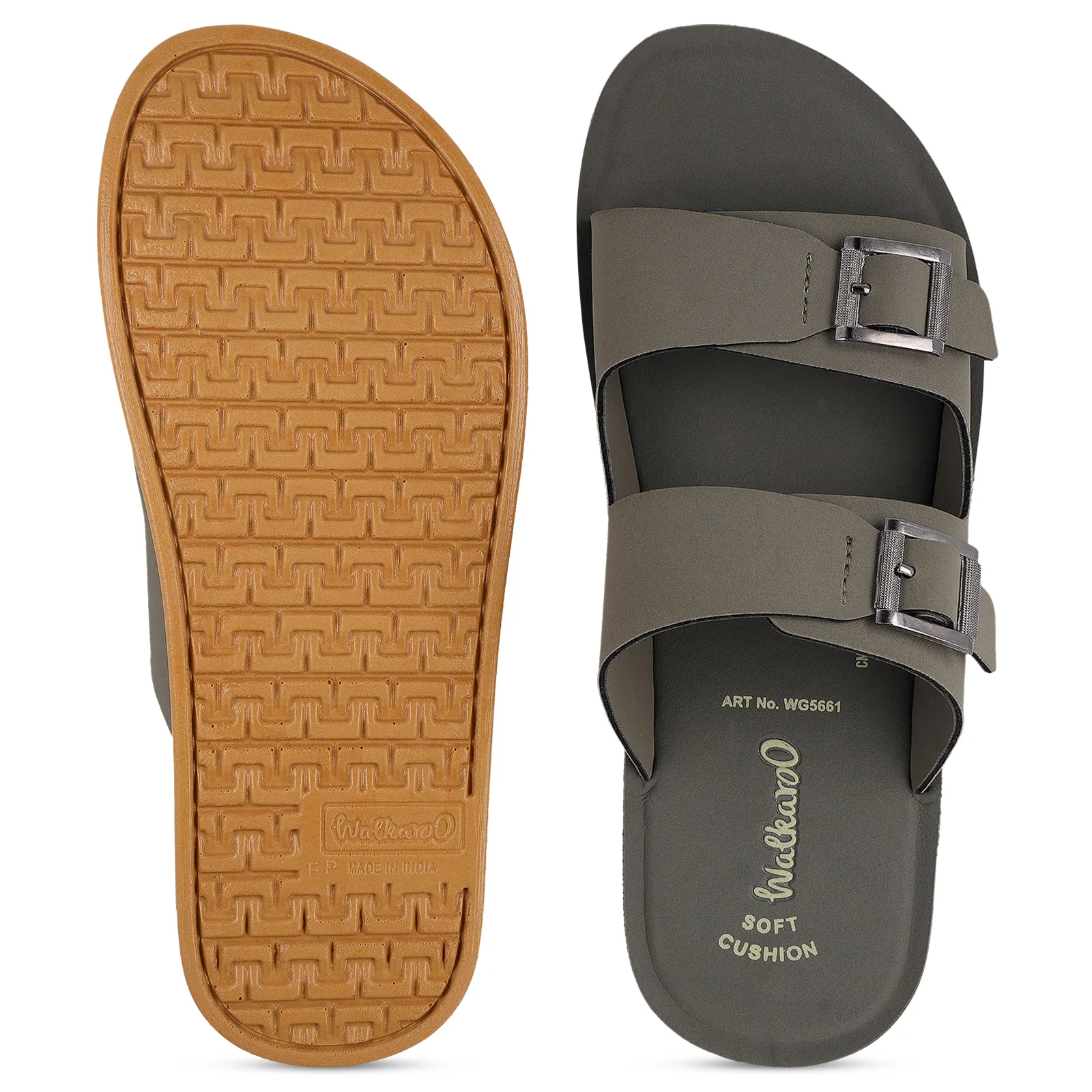 Men's Daily Wear Sandals  - WG5661 Olive - Image 2