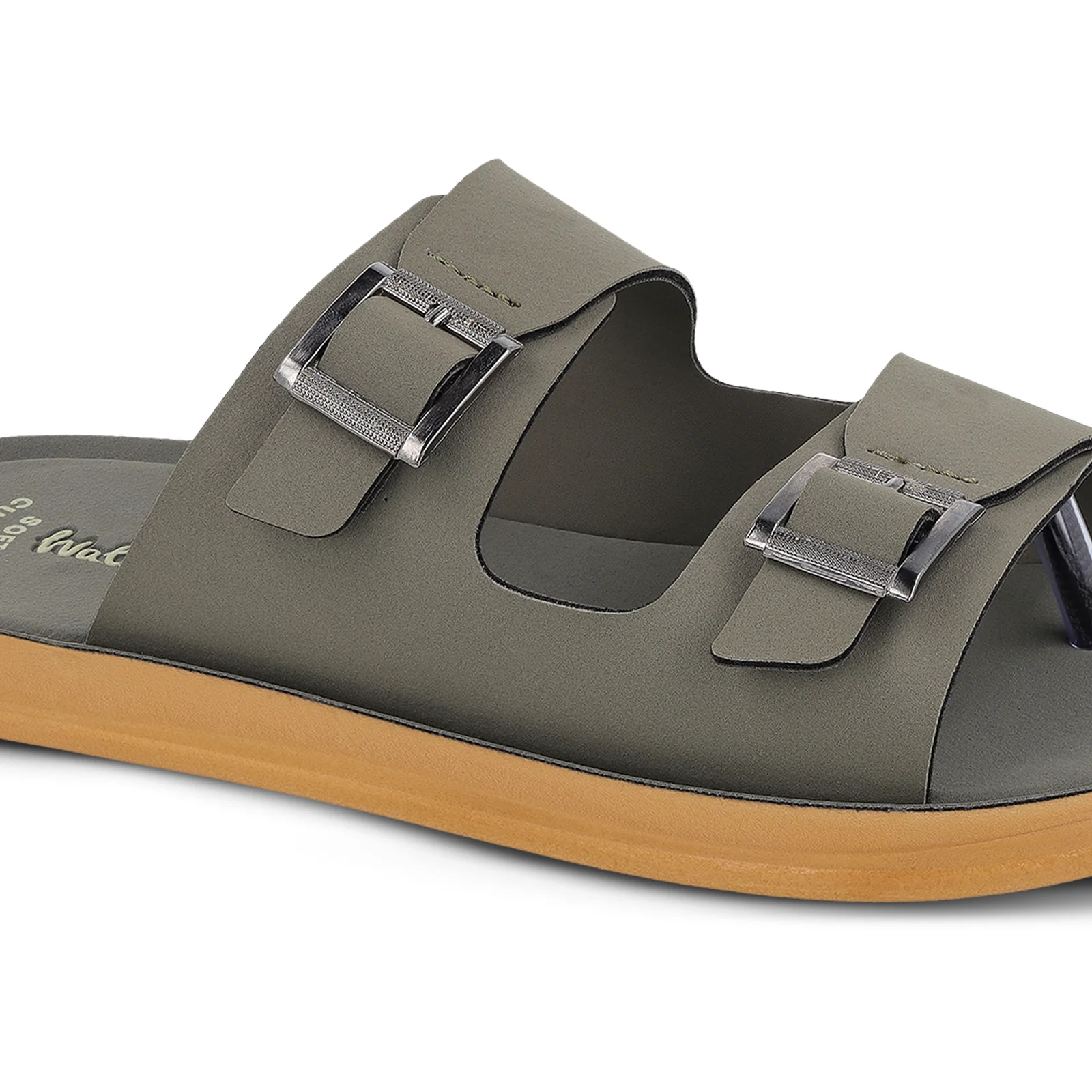 Men's Daily Wear Sandals  - WG5661 Olive - Image 4