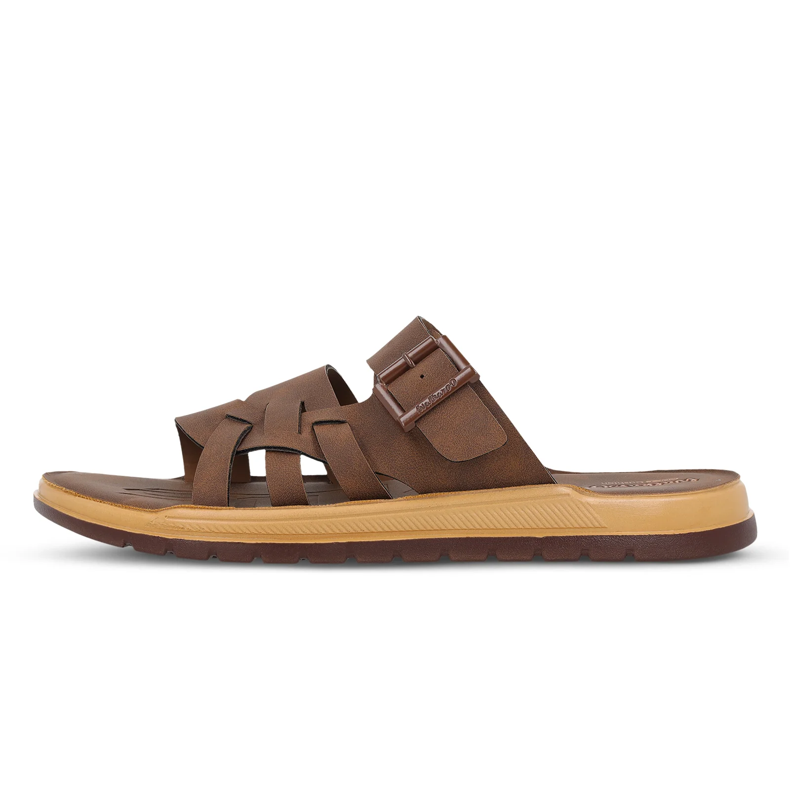 Men's Daily Wear Sandals - WGP53054 Brown - Image 3