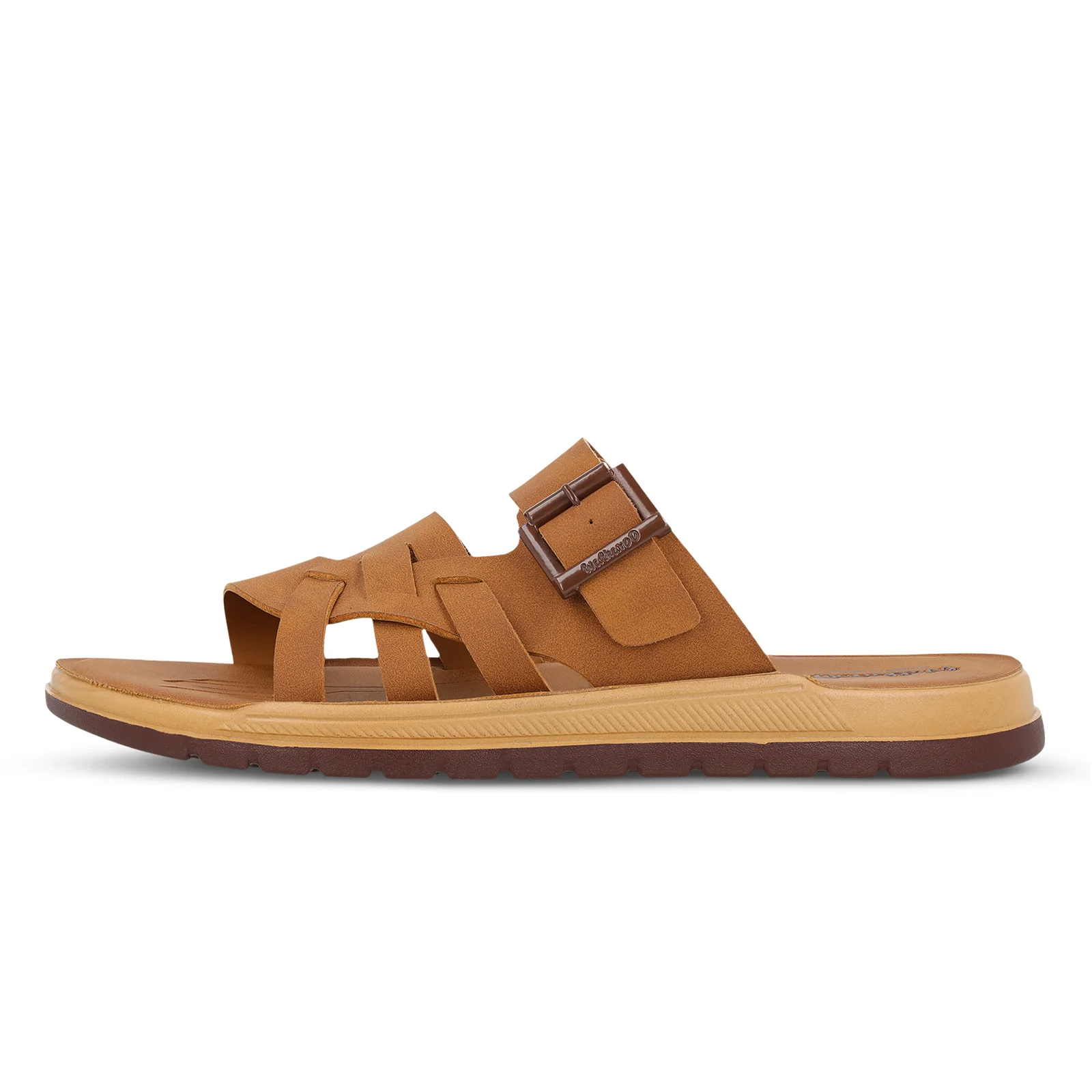 Men's Daily Wear Sandals - WGP53054 Tan - Image 3