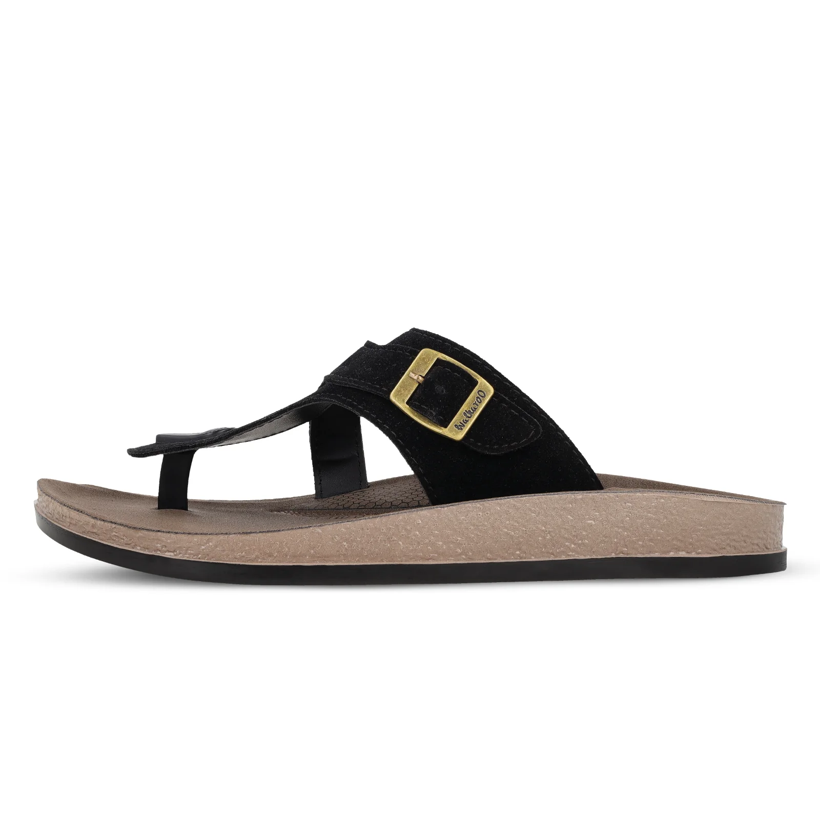 Men's Daily Wear Sandals - WGP53302 Black - Image 3