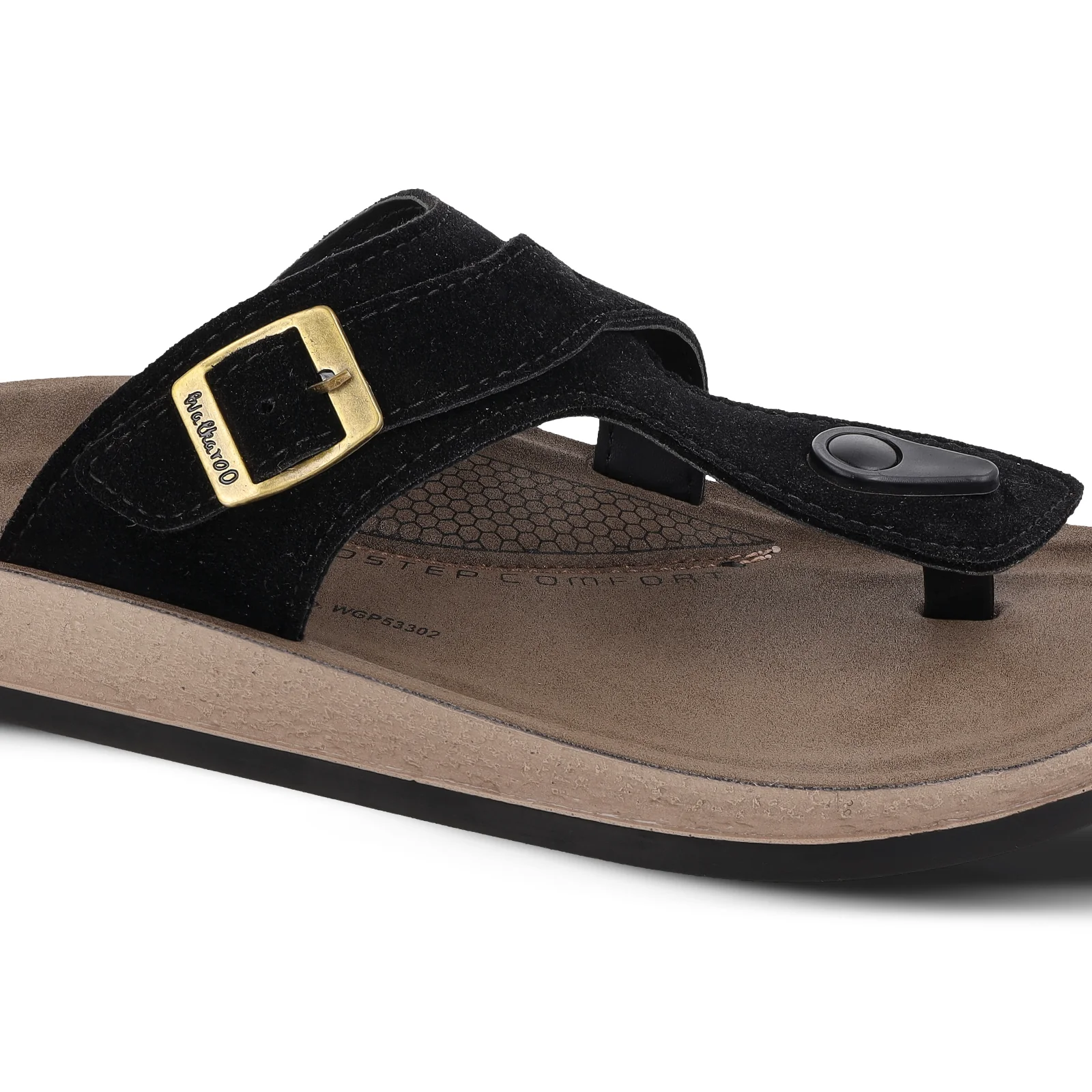 Men's Daily Wear Sandals - WGP53302 Black - Image 4