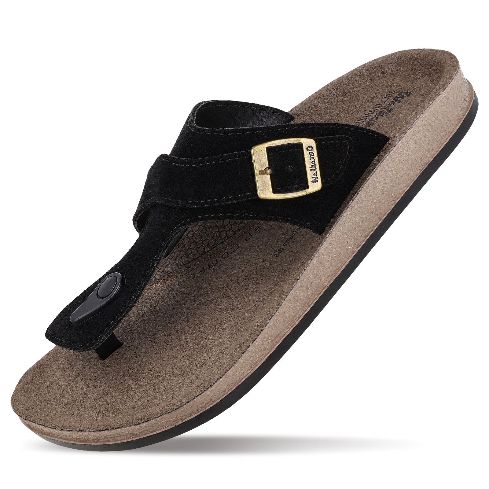 Men's Daily Wear Sandals - WGP53302 Black - Image 5
