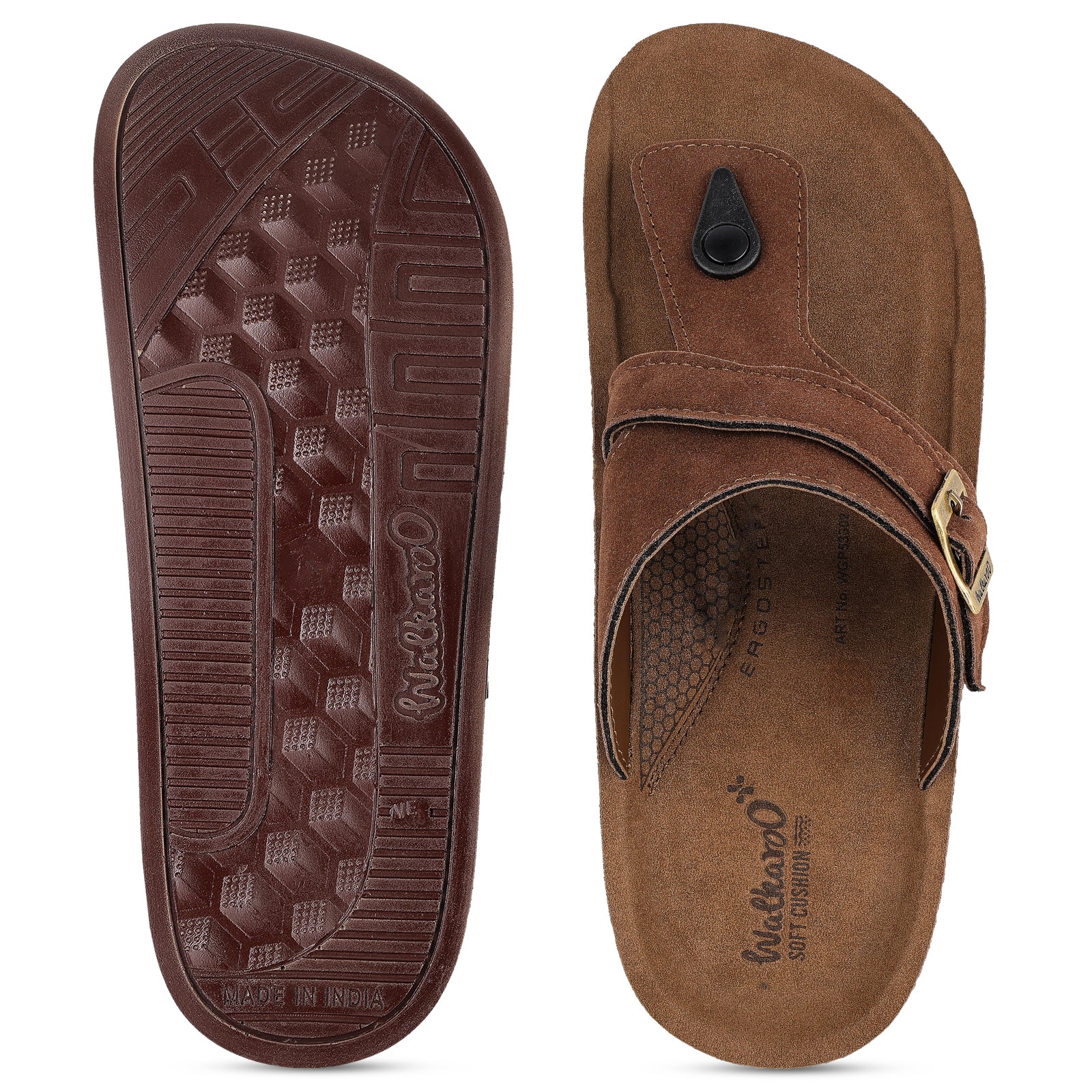 Men's Daily Wear Sandals - WGP53302 Brown - Image 2