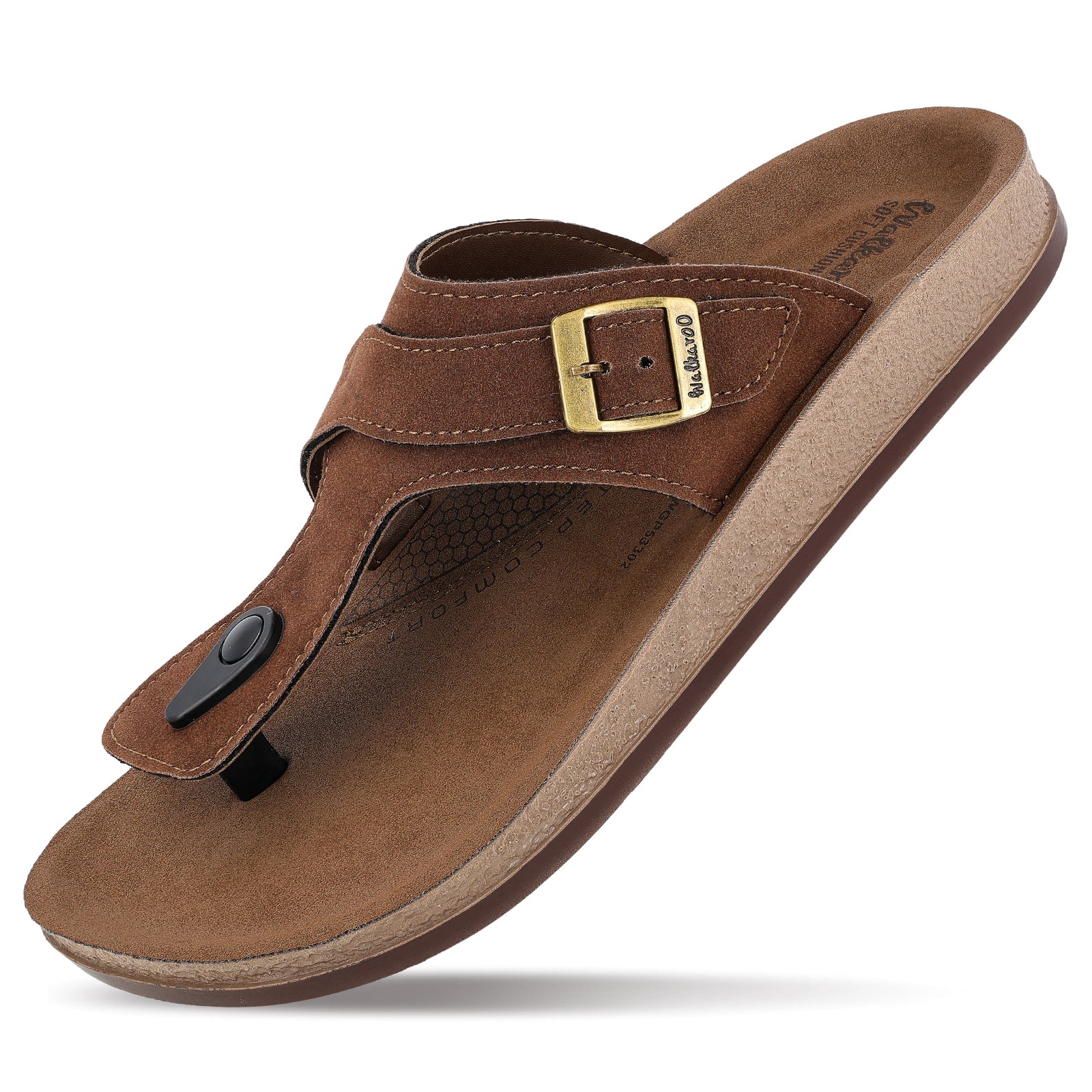 Men's Daily Wear Sandals - WGP53302 Brown - Image 5