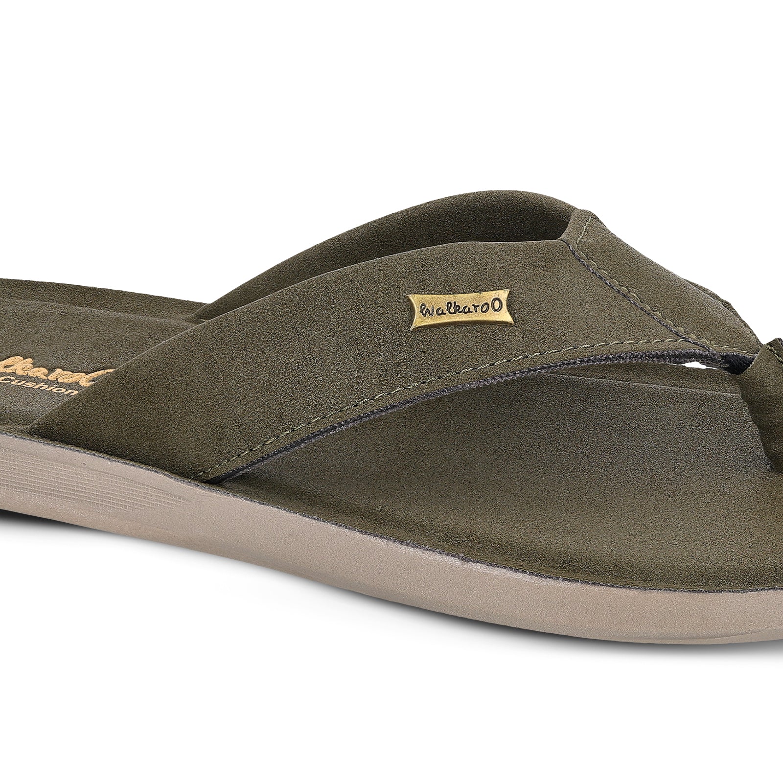 Men's Daily Wear Sandals - WGR50033 Olive - Image 4