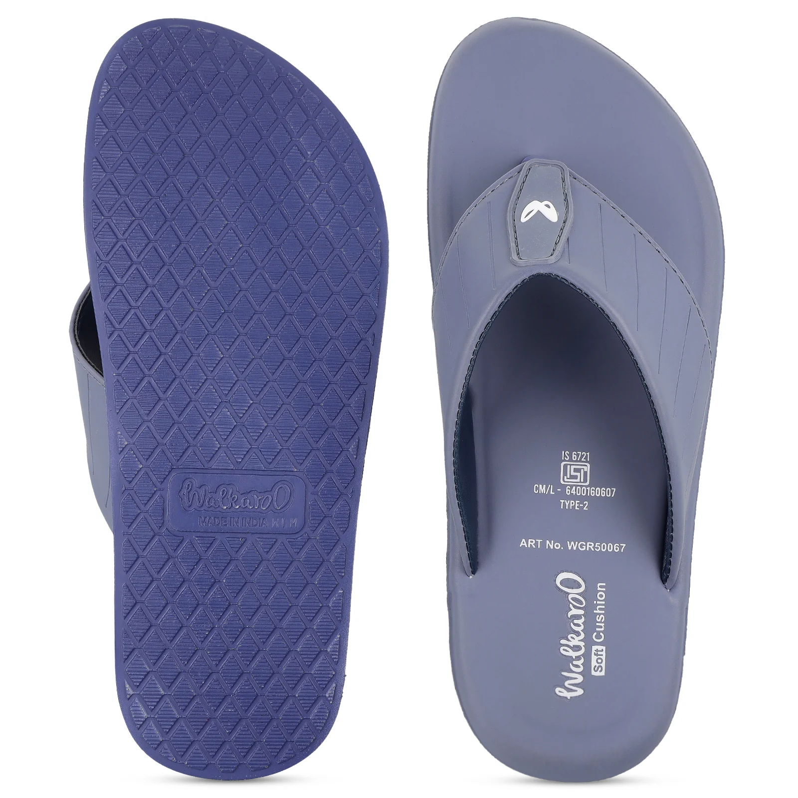 Men's Daily Wear Sandals - WGR50067 Blue - Image 2