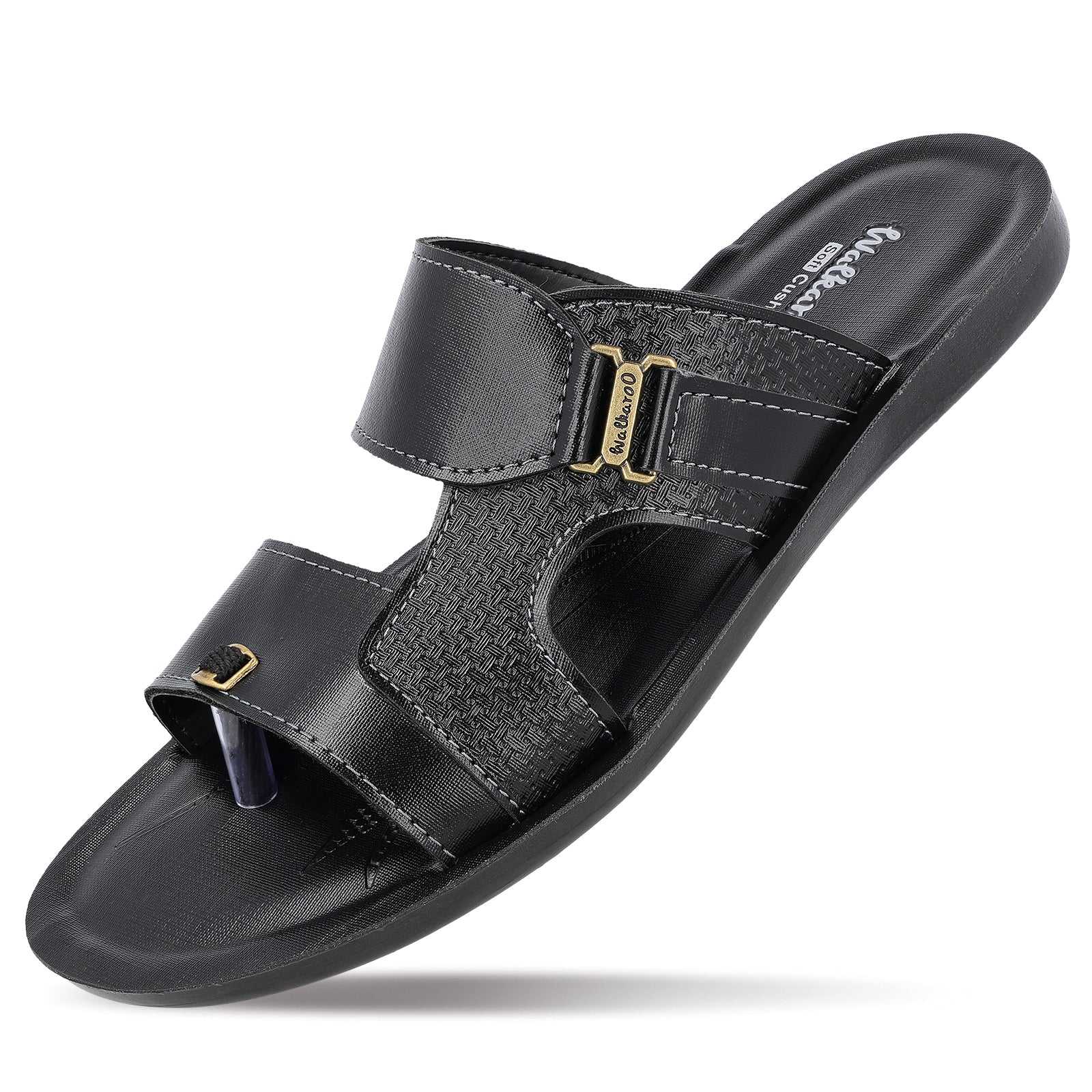 Men's Daily Wear Sandals - WGR53041 Black - Image 5