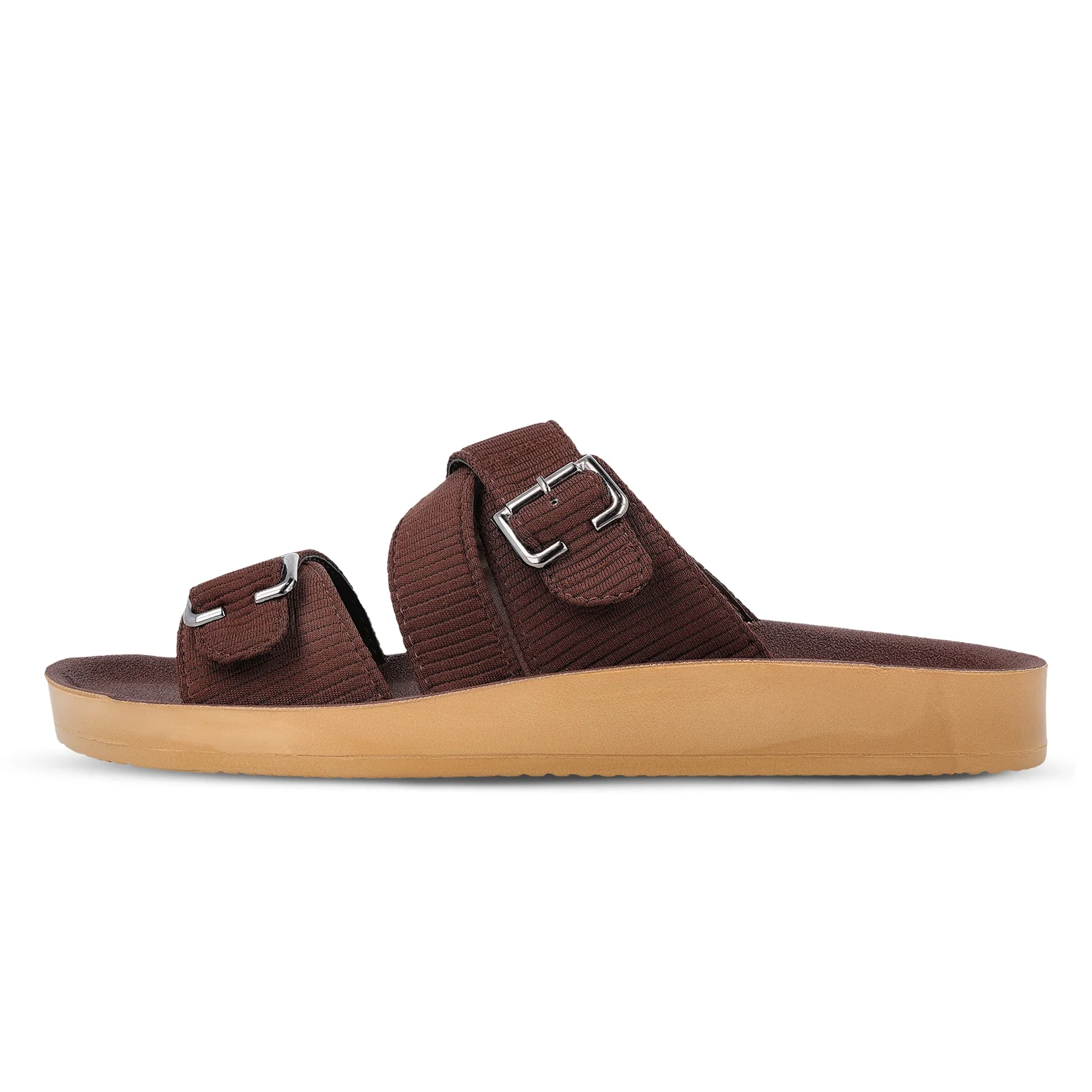 Men's Daily Wear Sandals - WGR53045 Brown - Image 3
